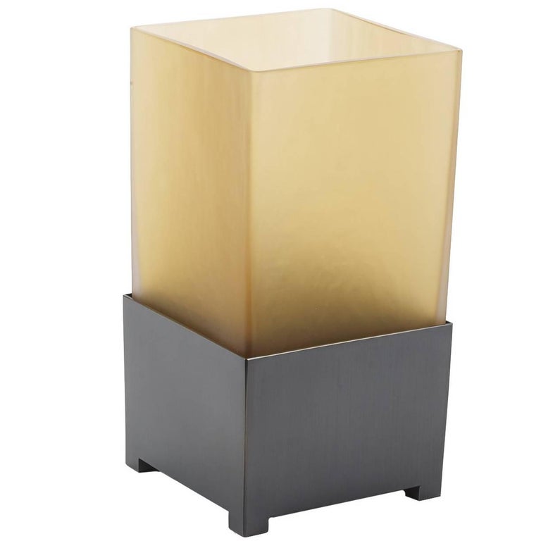 Murano Glass Amber Swirl Vase For Sale at 1stdibs