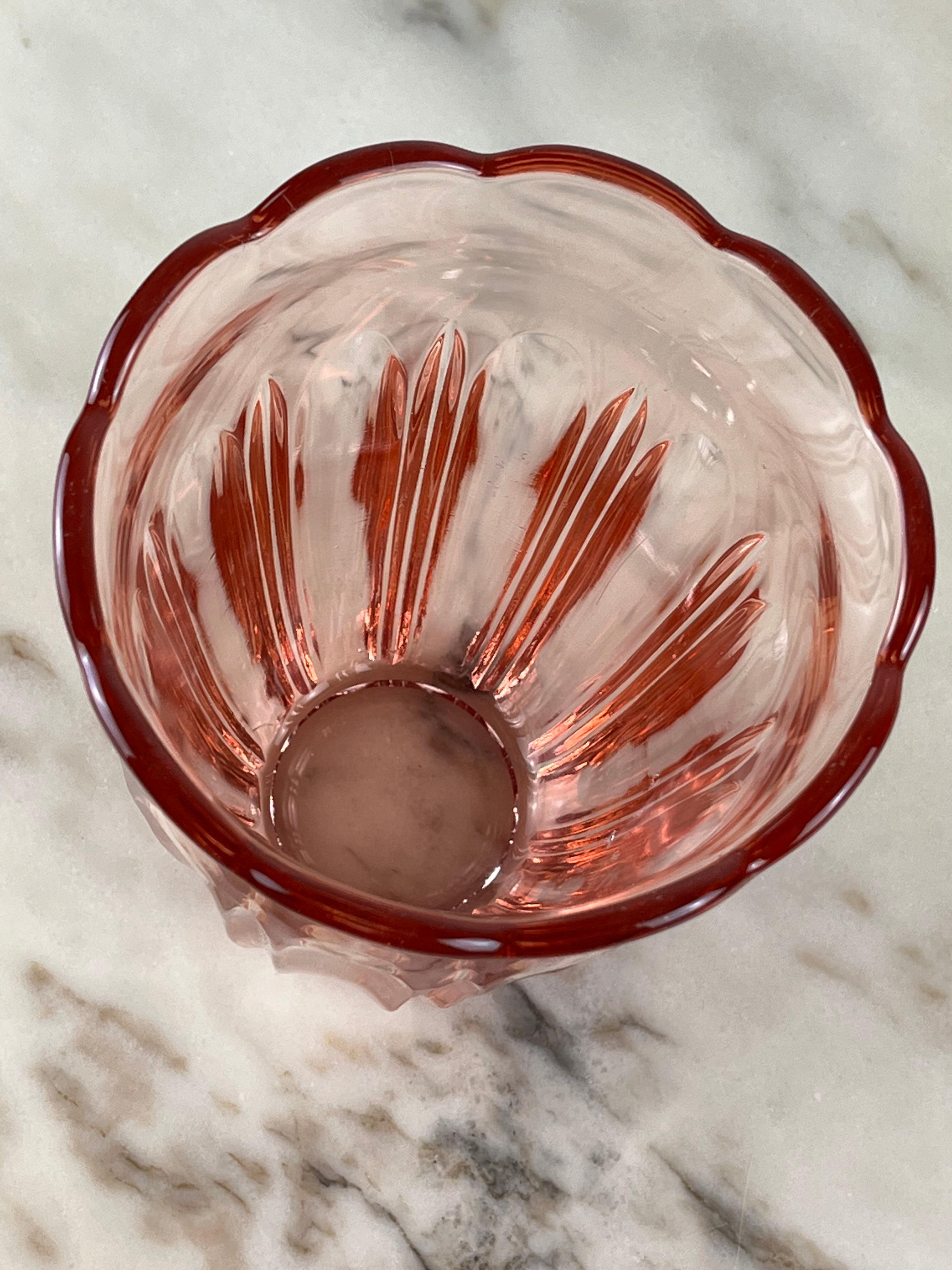 Mid-Century Murano Glass Vase 1940s For Sale 1