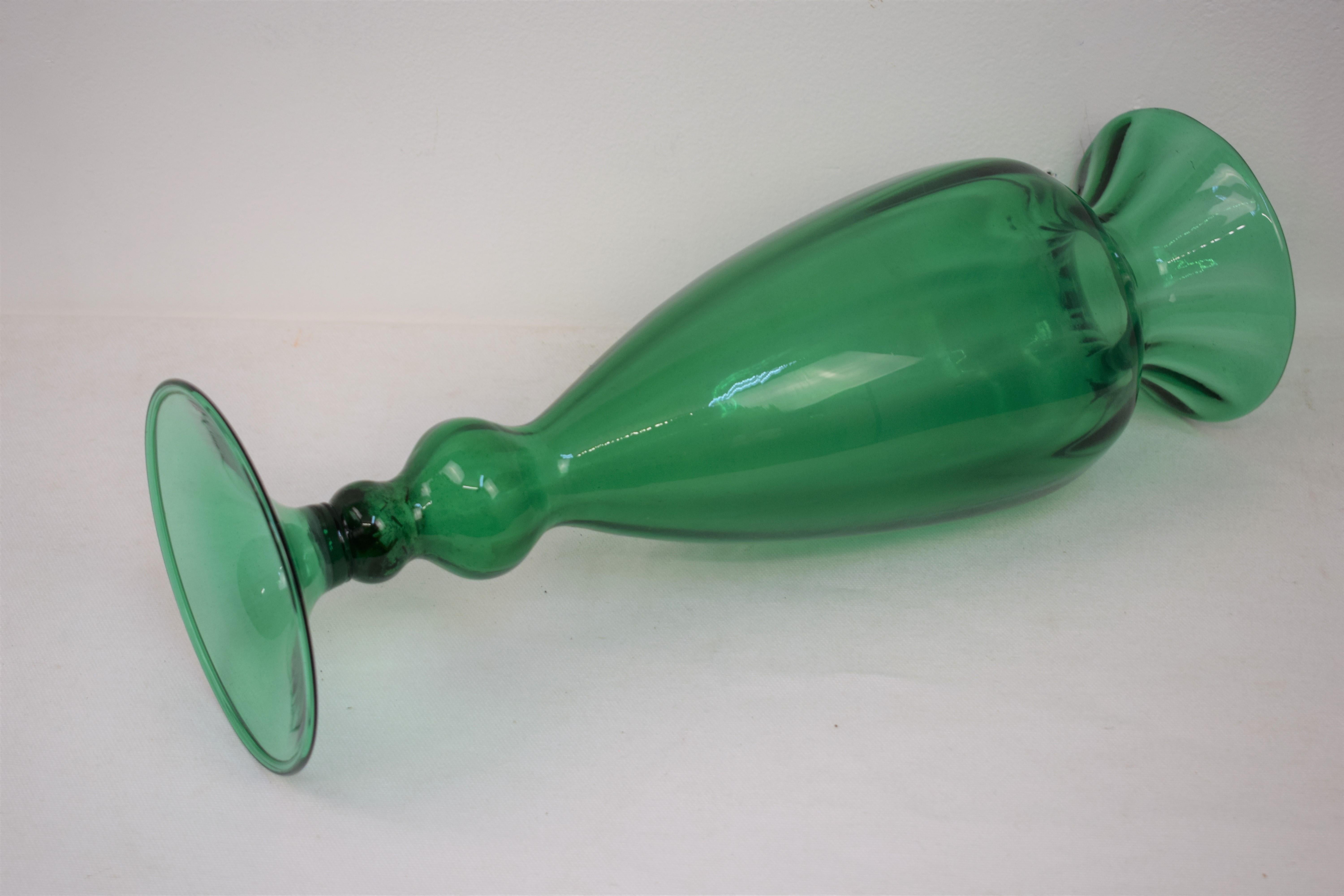 Murano Glass Vase, 1950s at 1stDibs