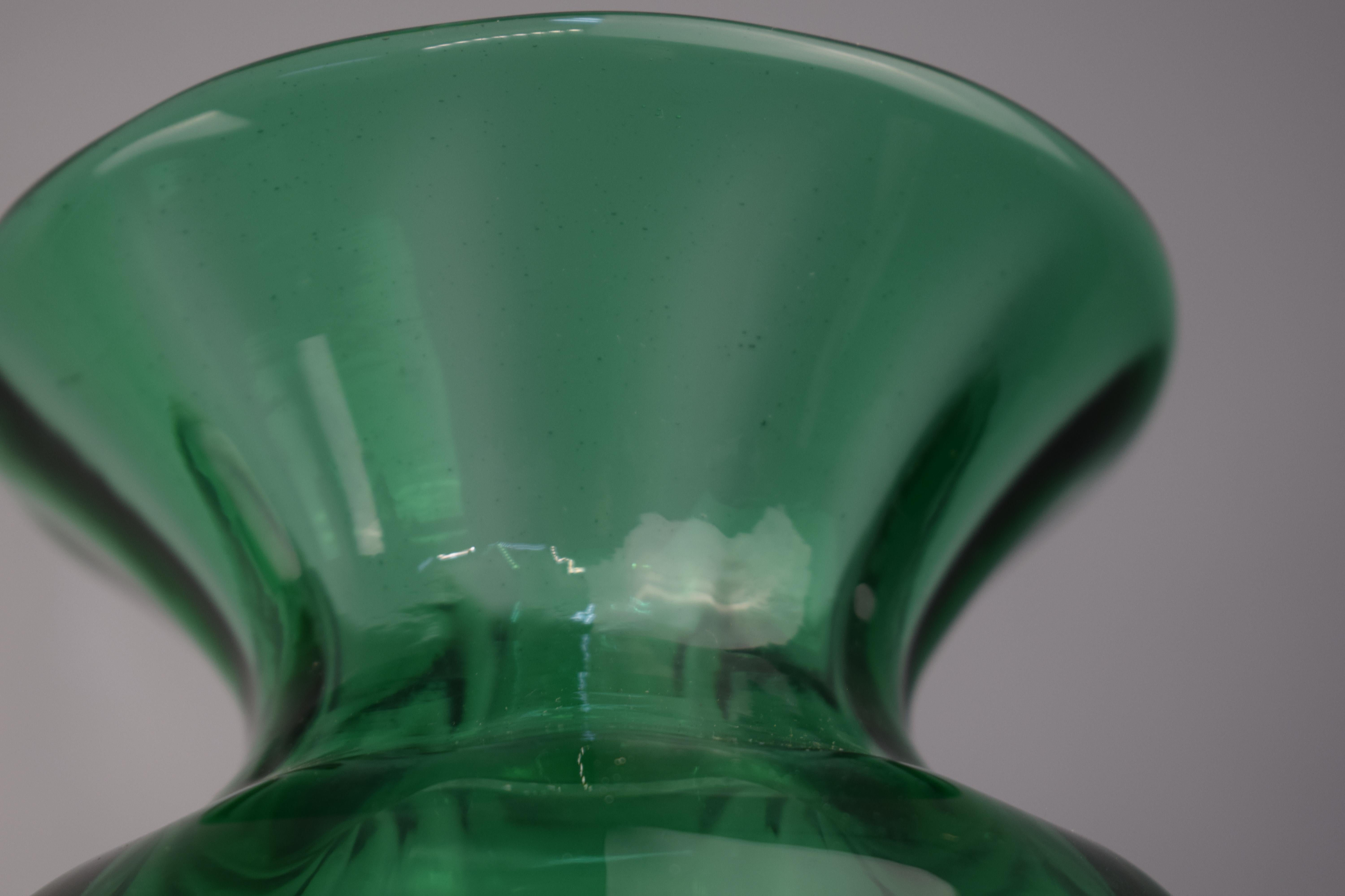 Murano Glass Vase, 1950s at 1stDibs