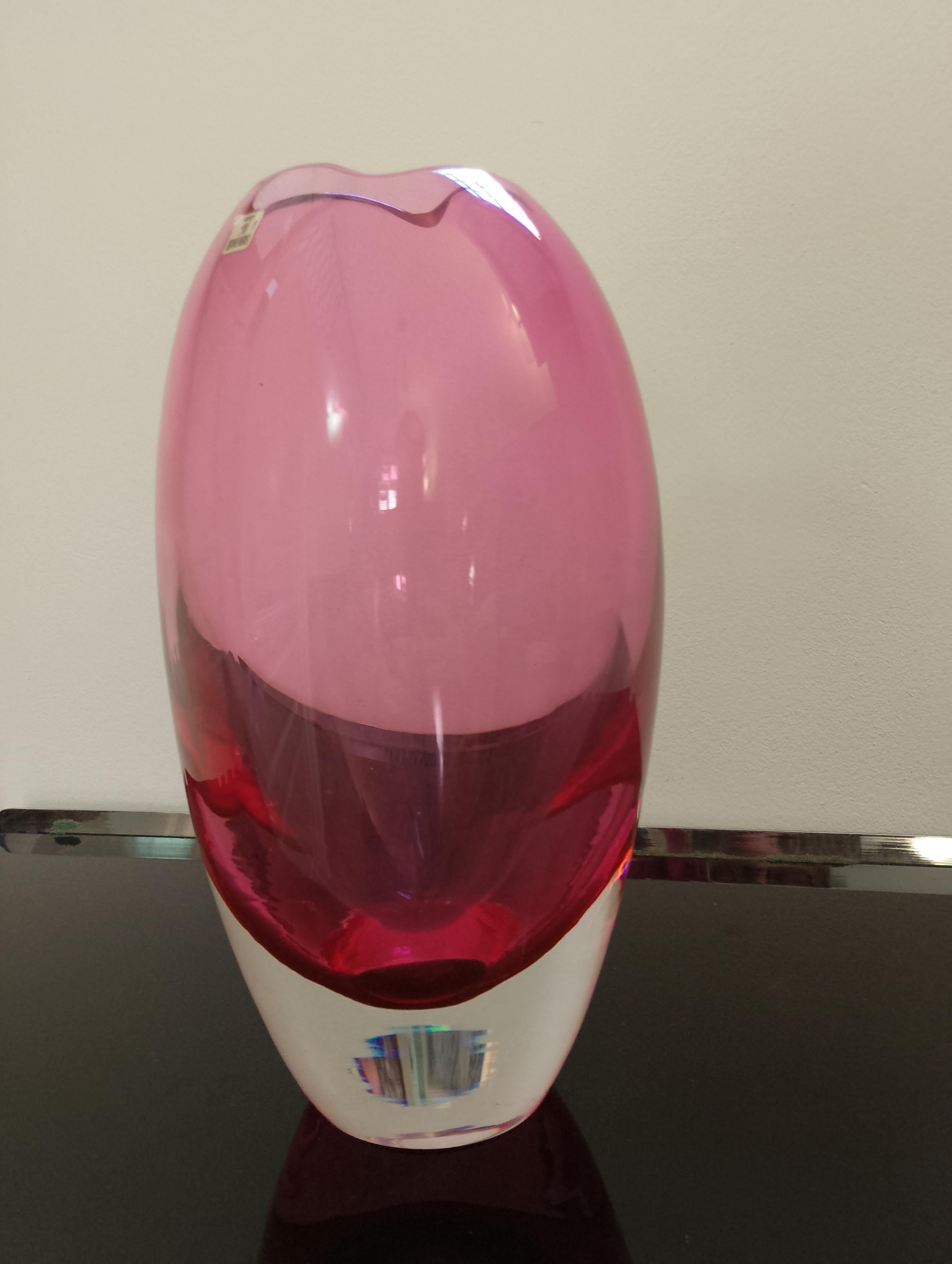 Metà XX secolo Vaso in vetro di Murano, anni '60 in vendita