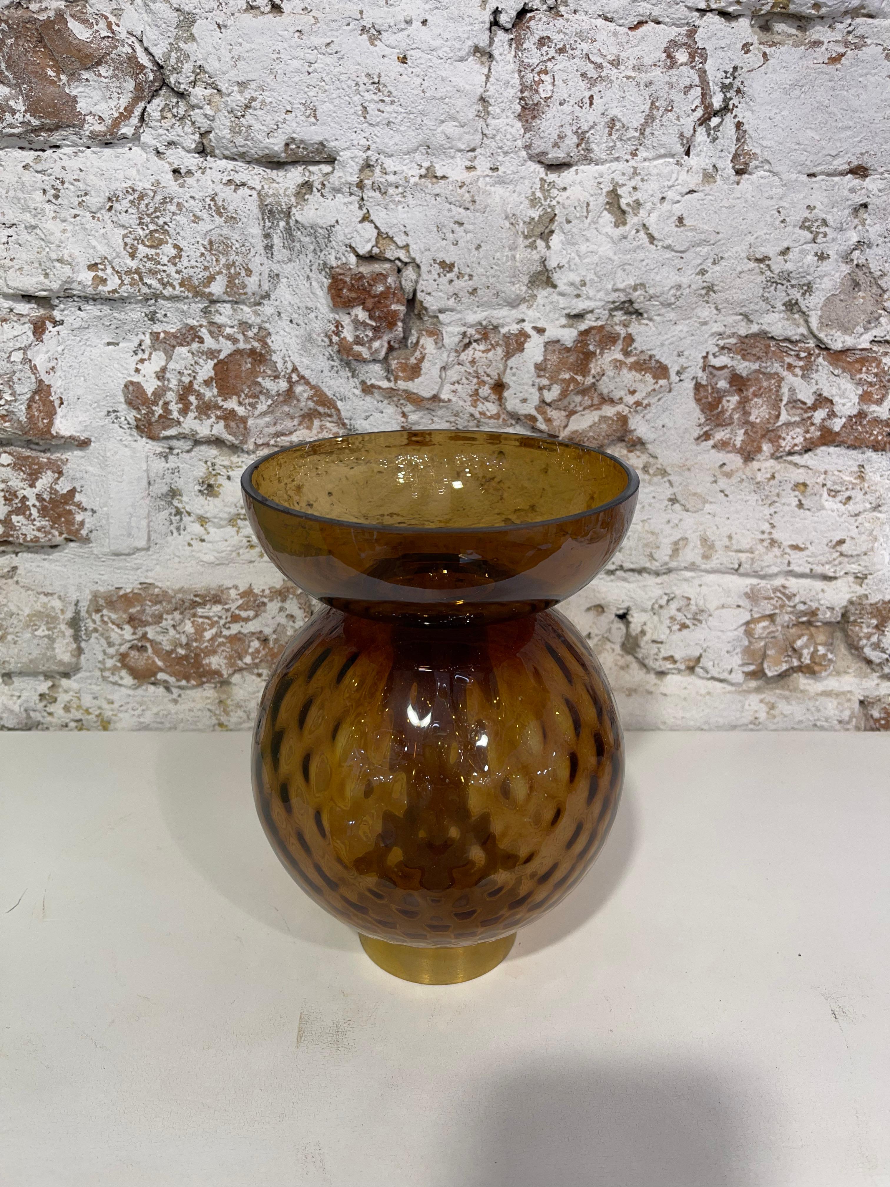 Modern Murano glass vase 