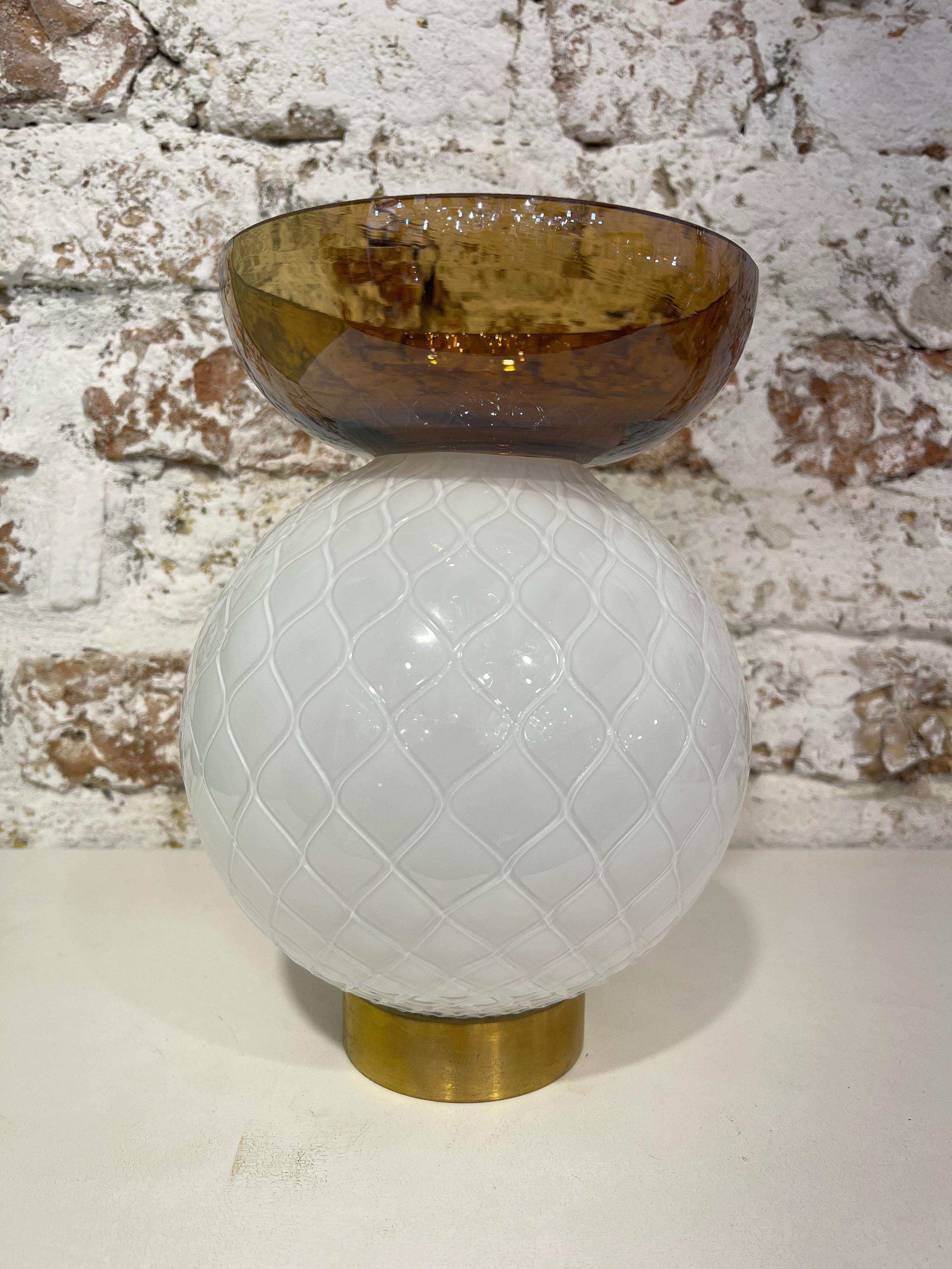 Italian Murano glass vase 