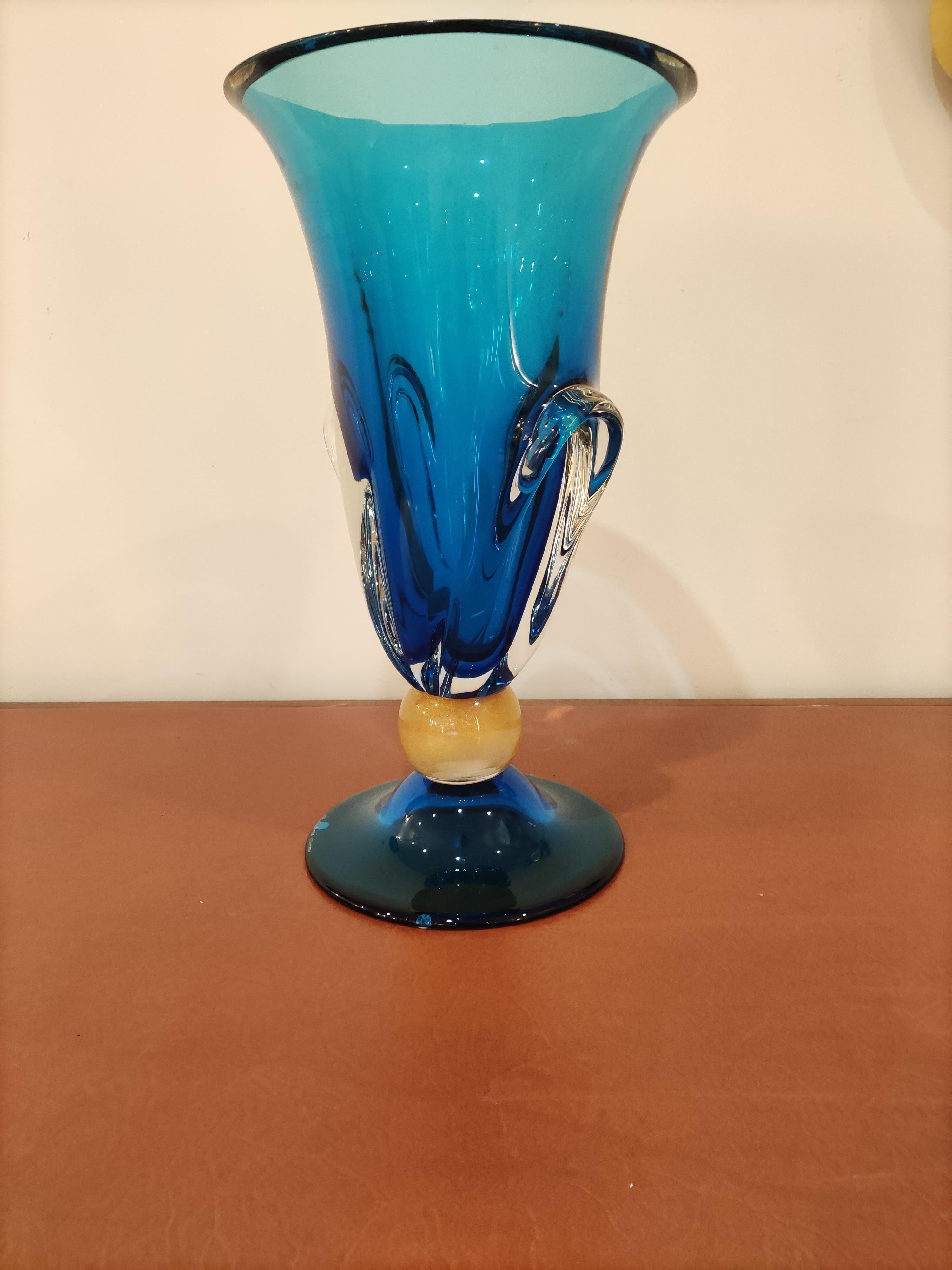 Modern Murano Glass Vase by Alberto Donà For Sale