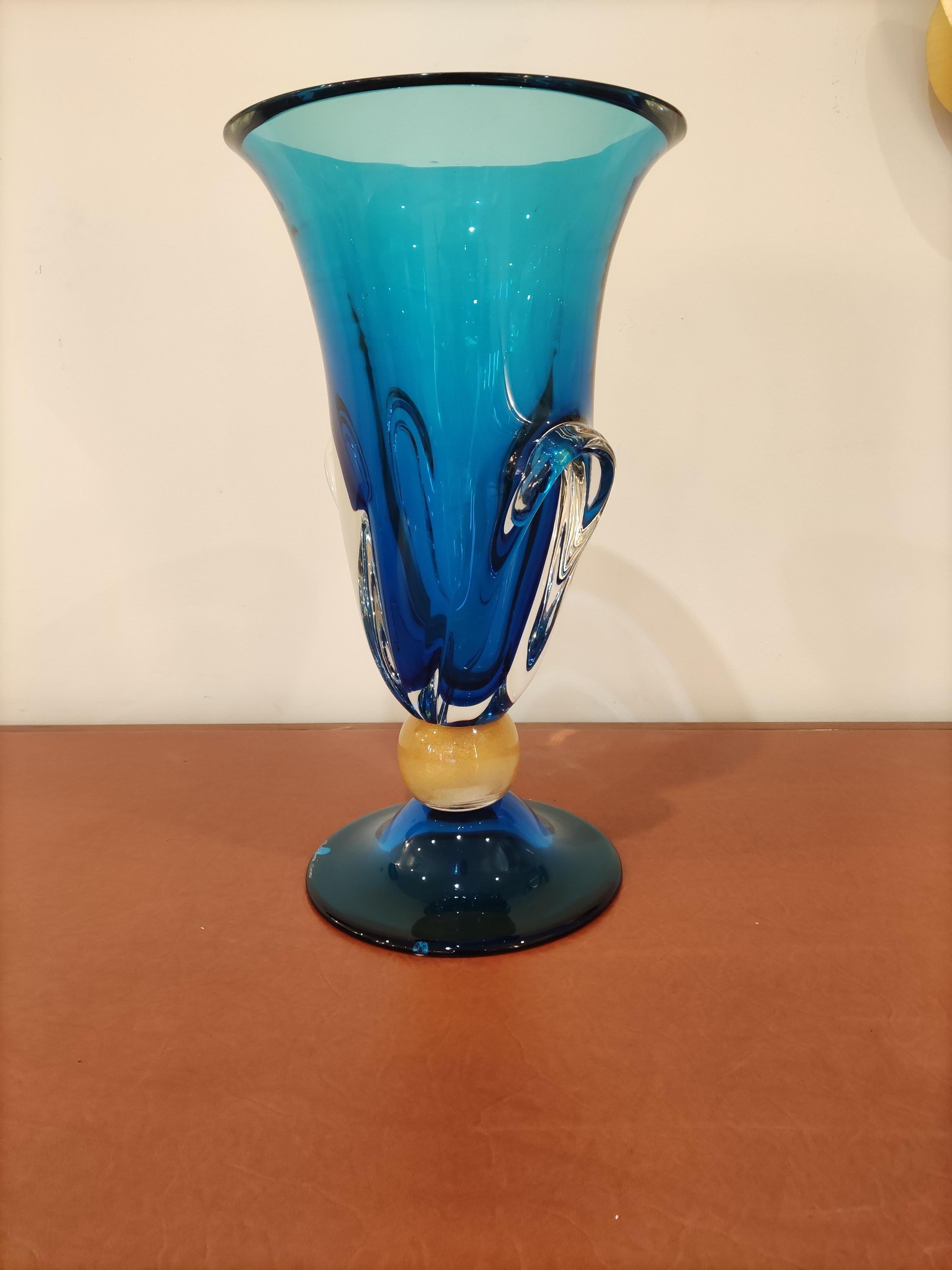 Italian Murano Glass Vase by Alberto Donà For Sale