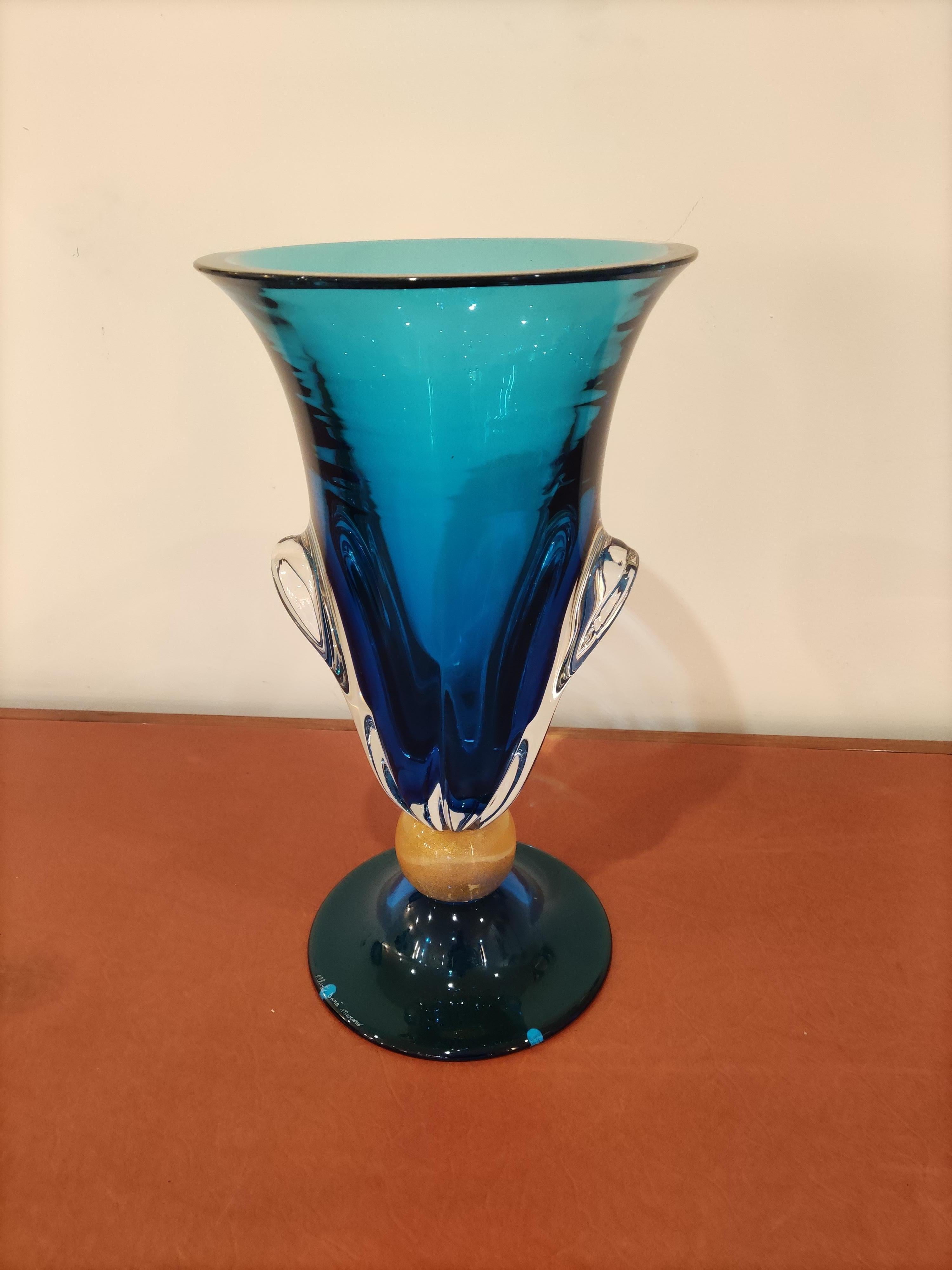 Murano Glass Vase by Alberto Donà In Excellent Condition For Sale In Saint-Ouen, FR