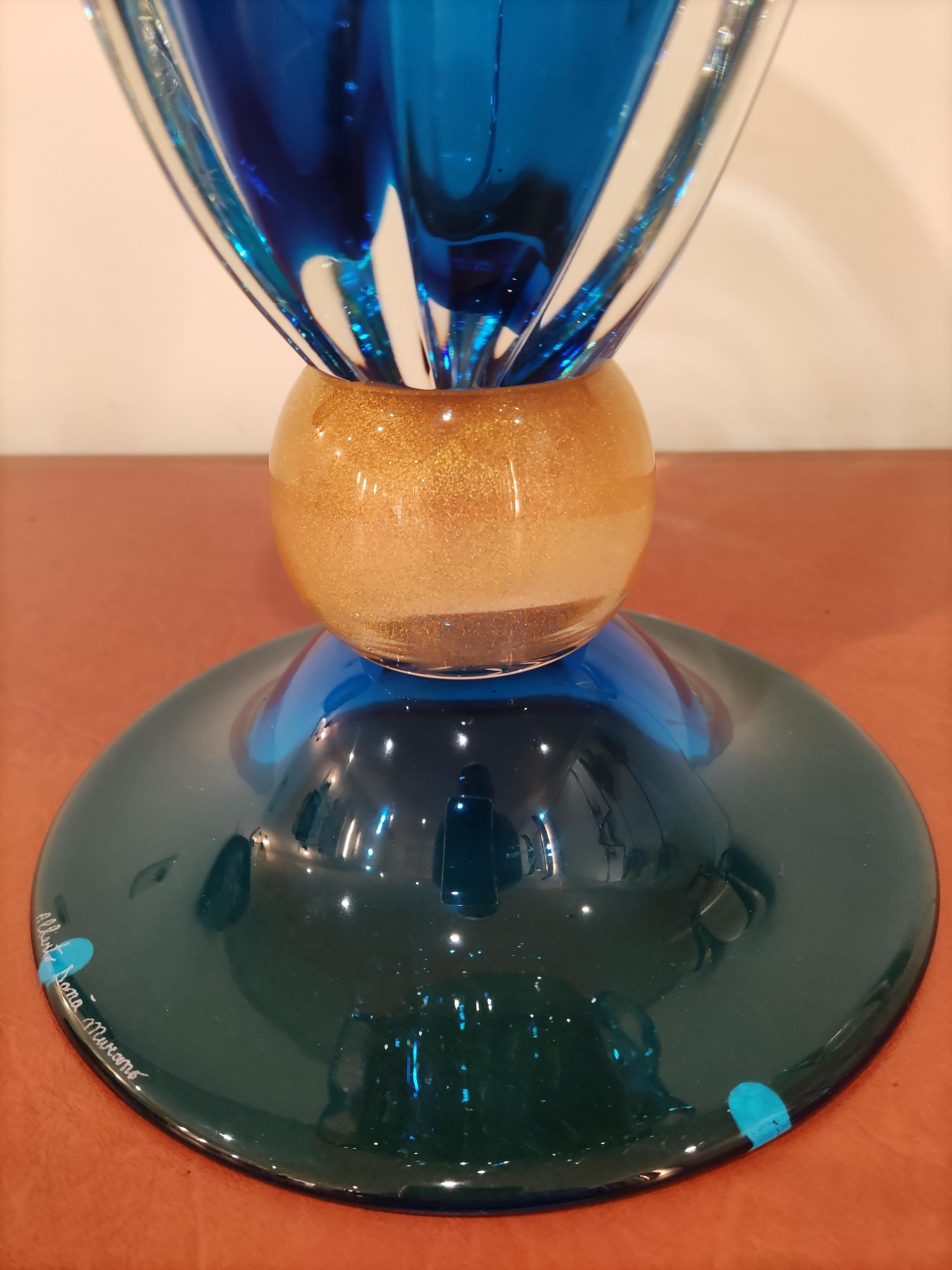 Murano Glass Vase by Alberto Donà For Sale 2