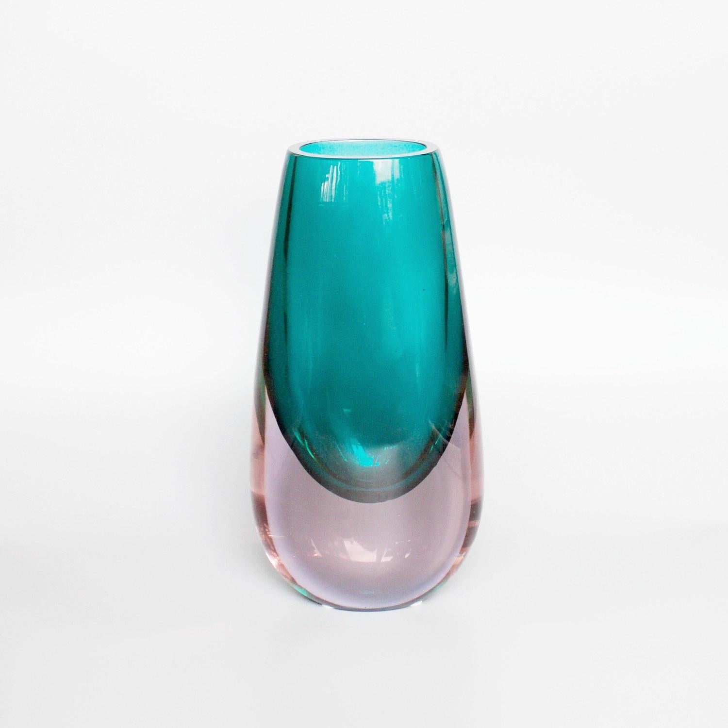 Italian Murano Glass Vase by Antonio da Ros & Fabio Tosi for ARS Cenedese, circa 1960