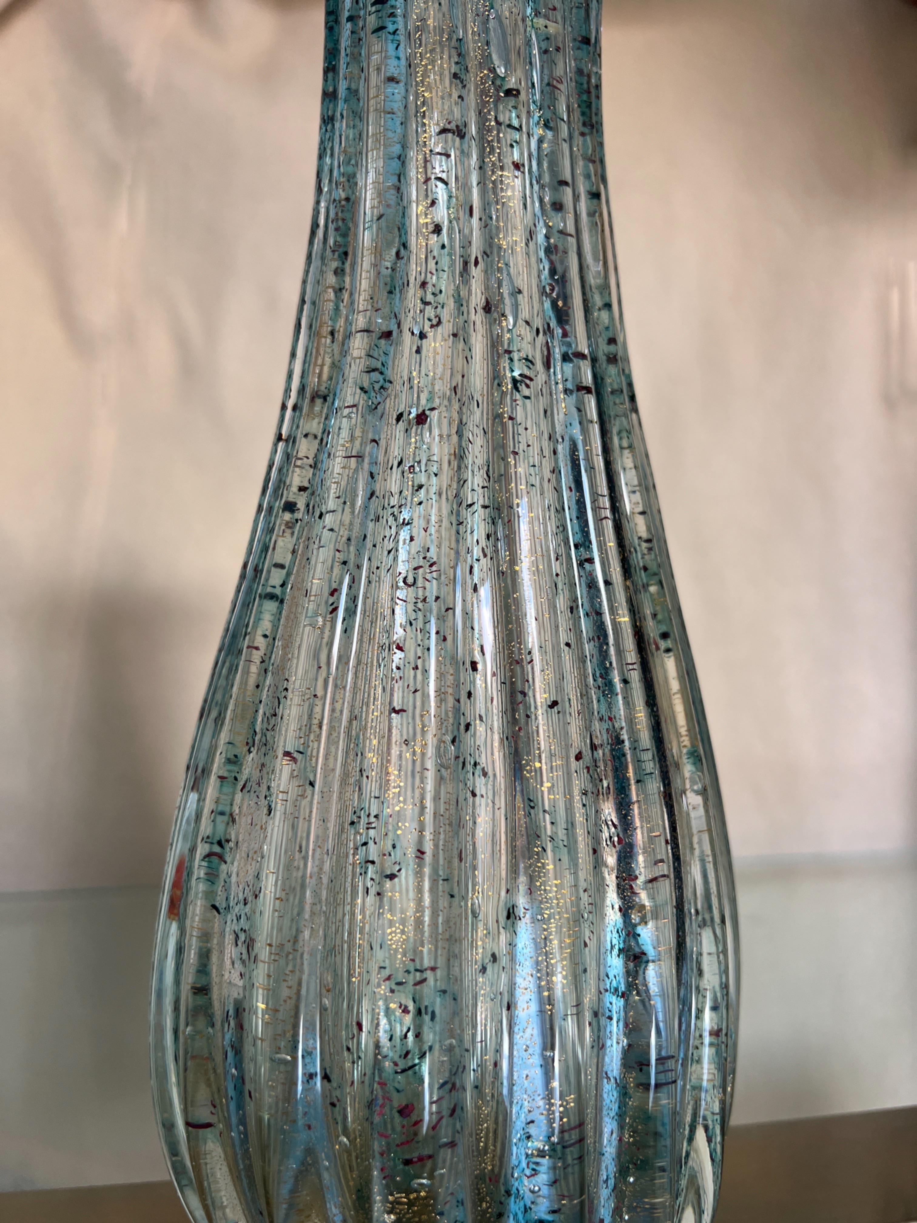 Vaso in vetro di Murano di Archimede Seguso, anni '70 in vendita 6