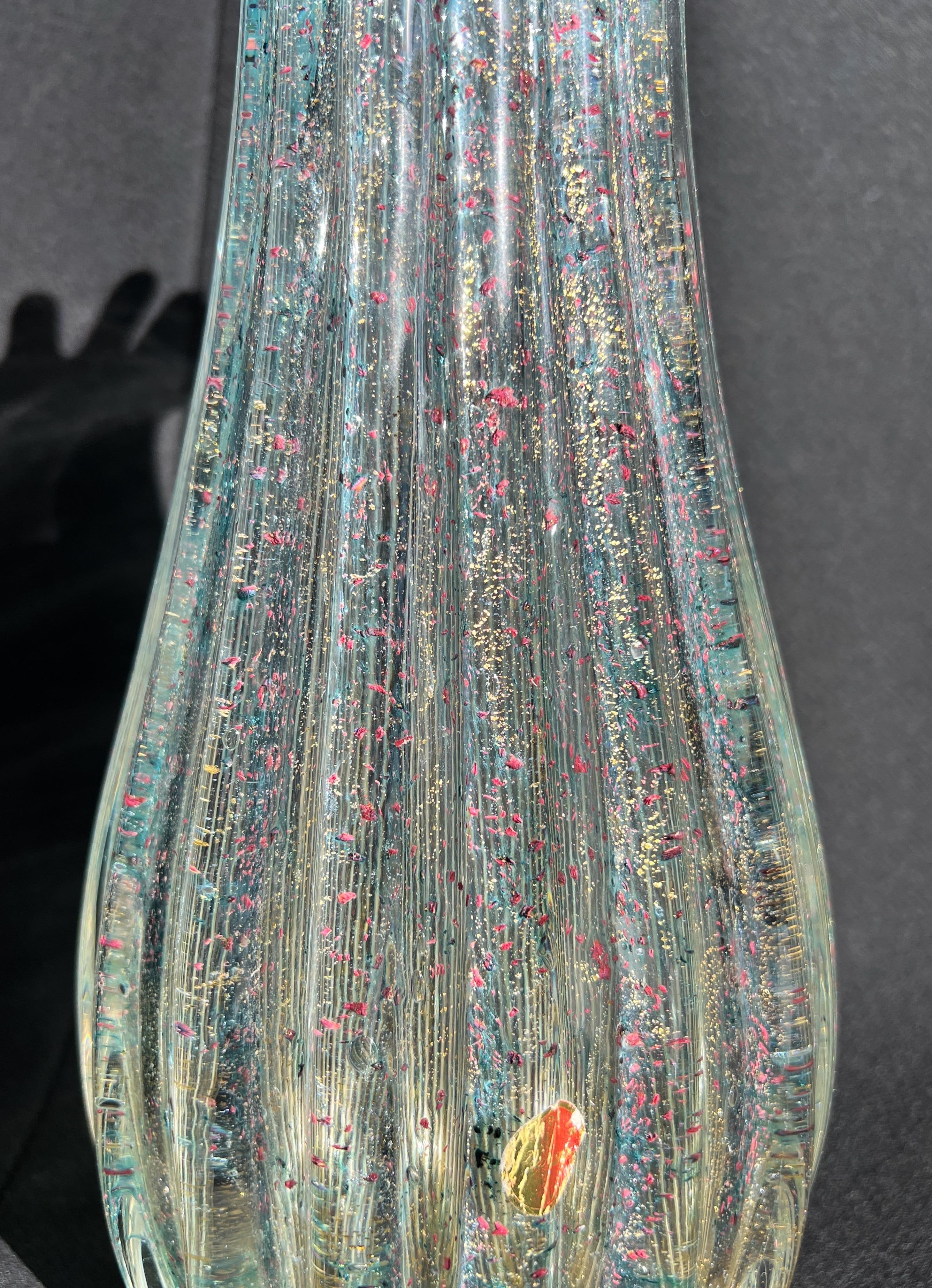 Vaso in vetro di Murano di Archimede Seguso, anni '70 in vendita 1