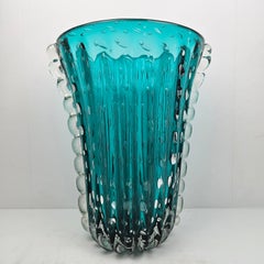 Murano Glass Vase by Archimede Seguso for Vetri D'Arte