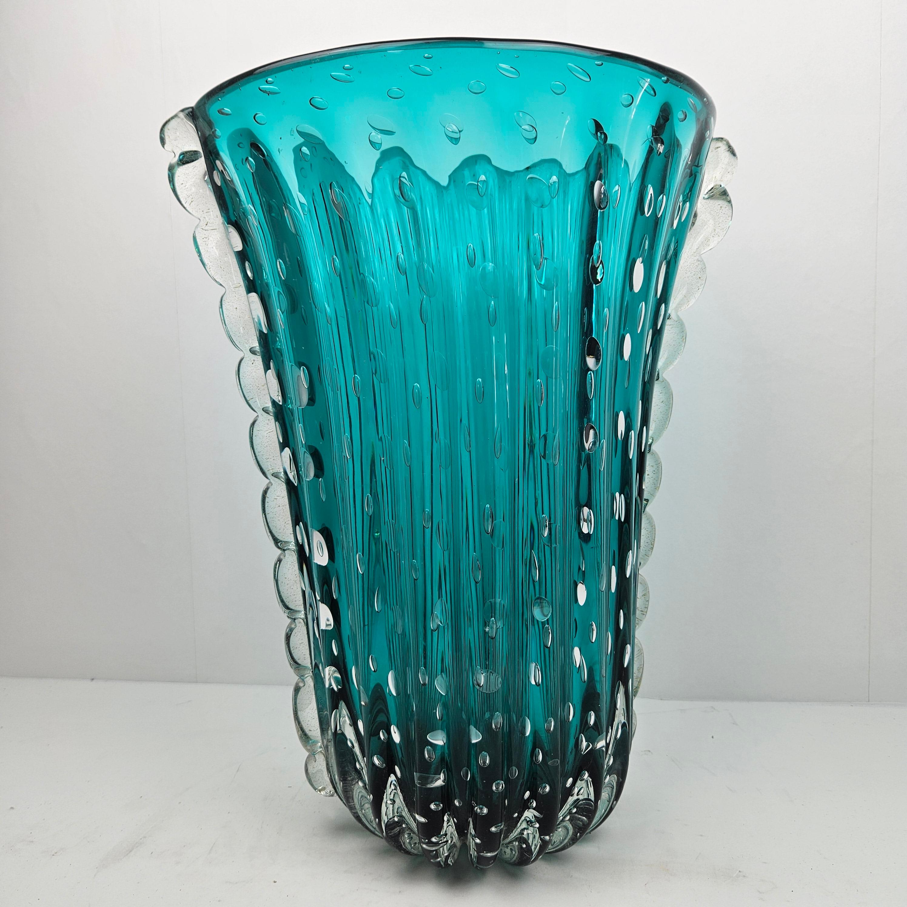 Italiano Vaso in vetro di Murano di Archimede Seguso per Vetri d'Arte in vendita