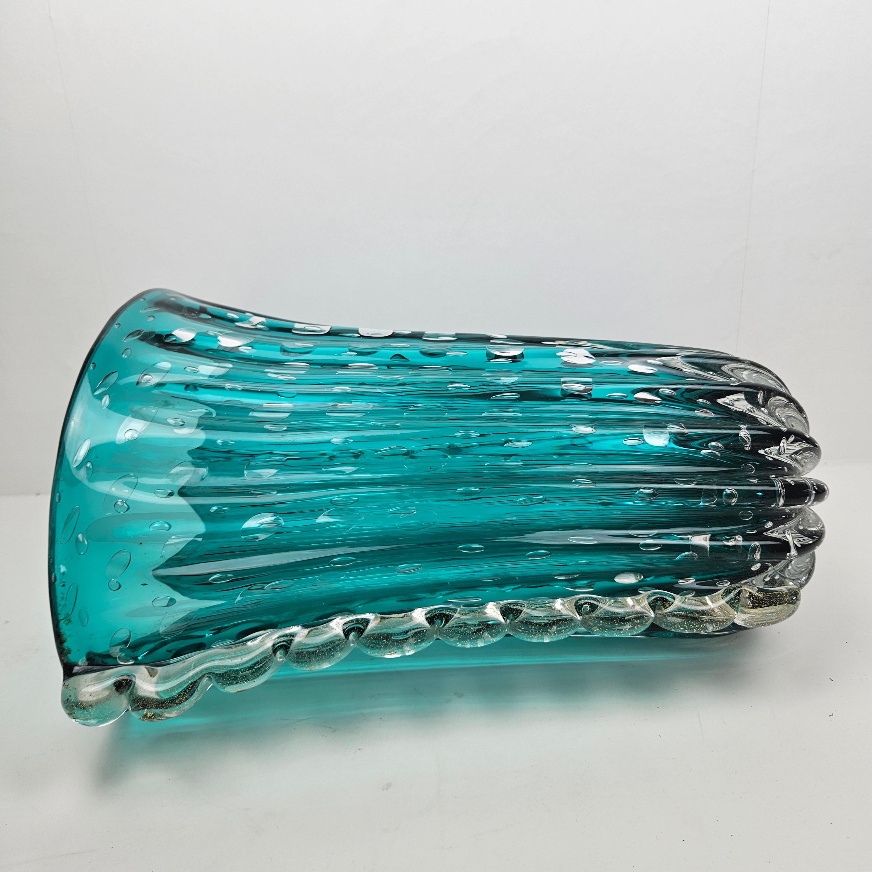 Vaso in vetro di Murano di Archimede Seguso per Vetri d'Arte in vendita 1