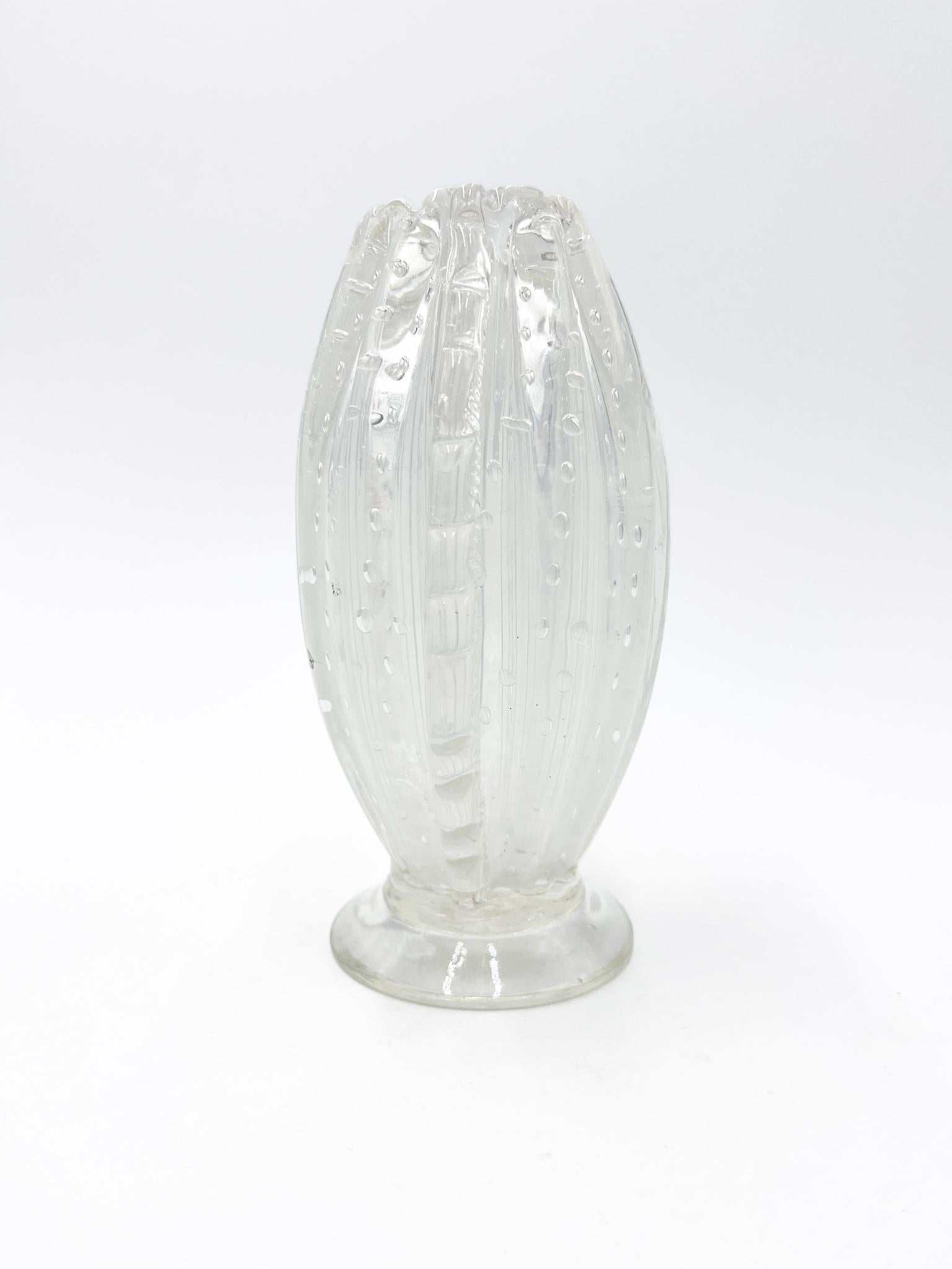 Murano Glass Vase by Barovier from the 1960s 1
