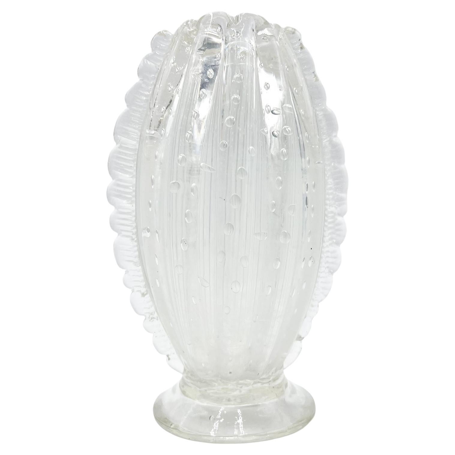 Murano Glass Vase by Barovier from the 1960s