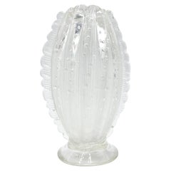 Vase en verre de Murano par Barovier dans les années 1960