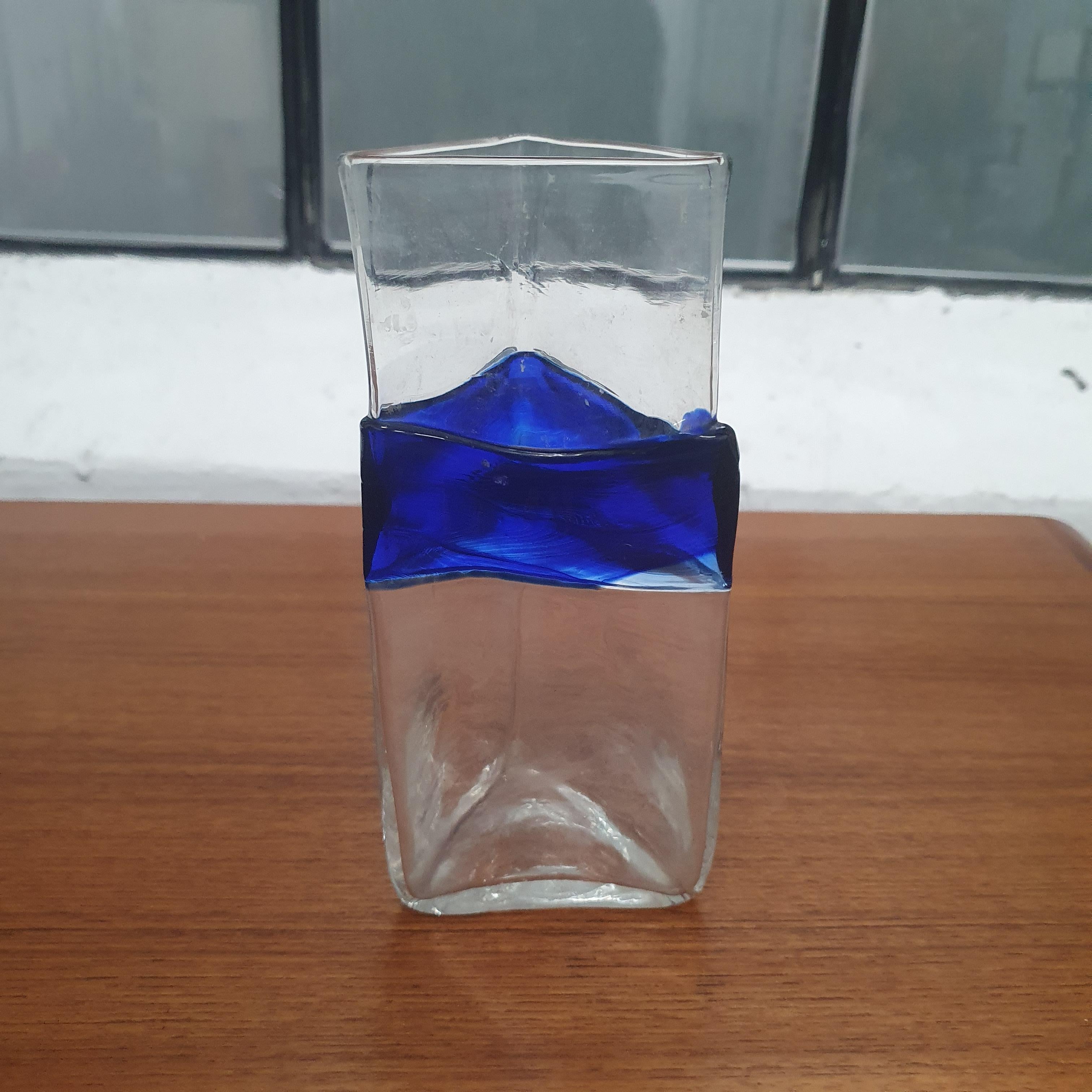Mid-Century Modern Murano Glass Vase by Carlo Nason, Signed '99 For Sale
