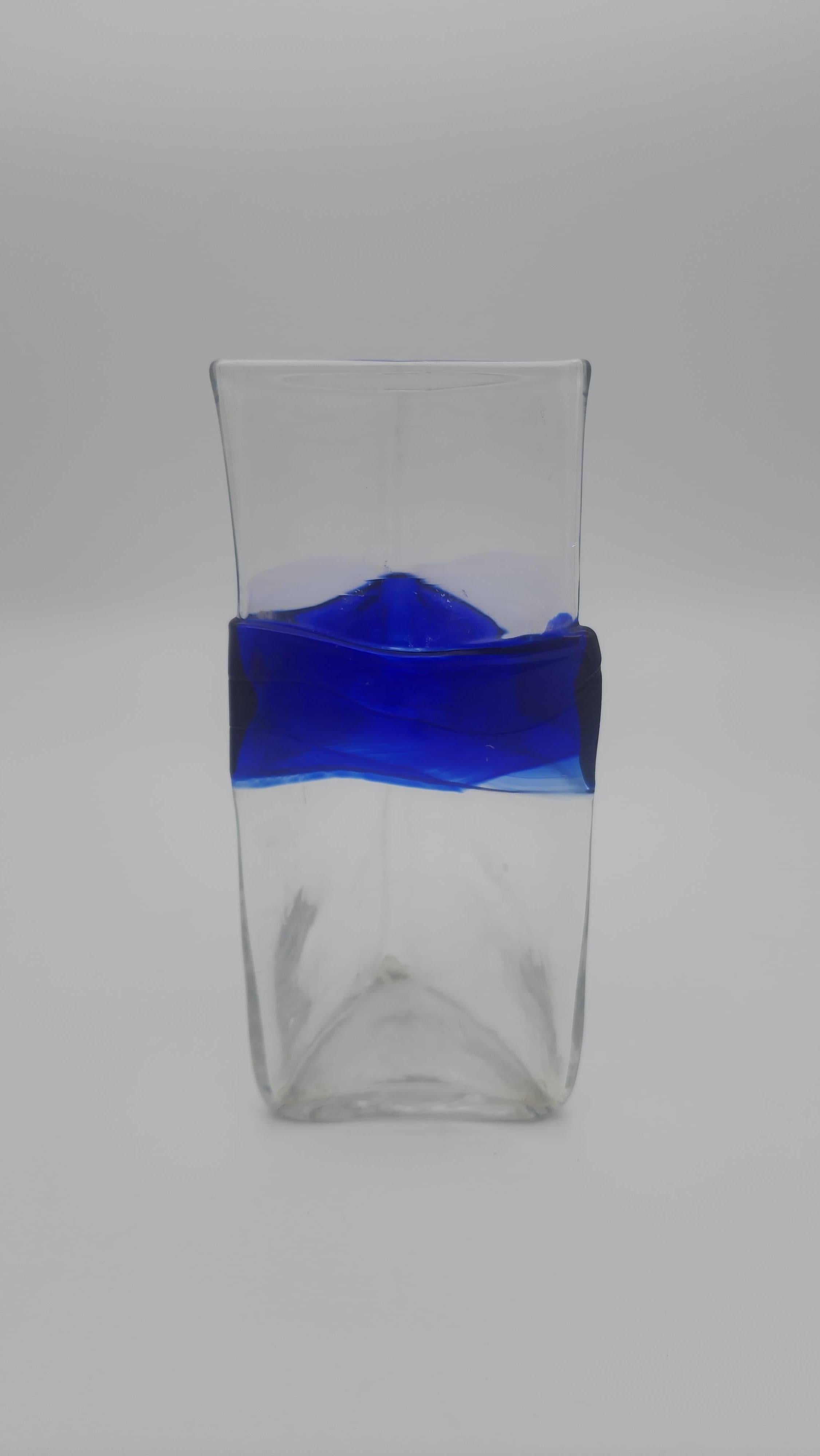 Murano-Glasvase von Carlo Nason, signiert '99 (Ende des 20. Jahrhunderts) im Angebot