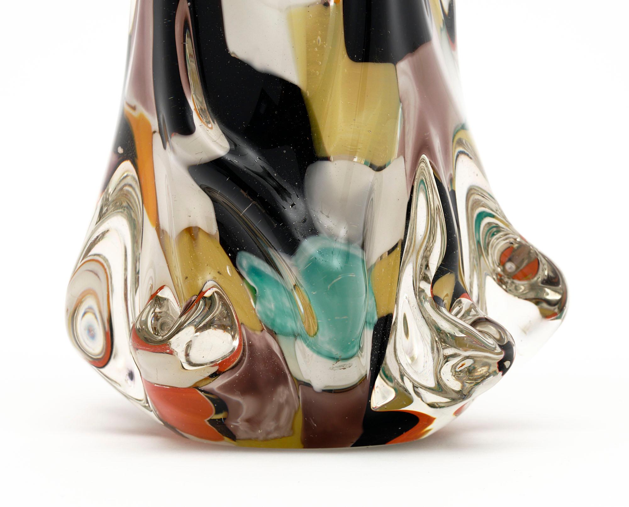 Mid-Century Modern Murano Glass Vase by Cenedese