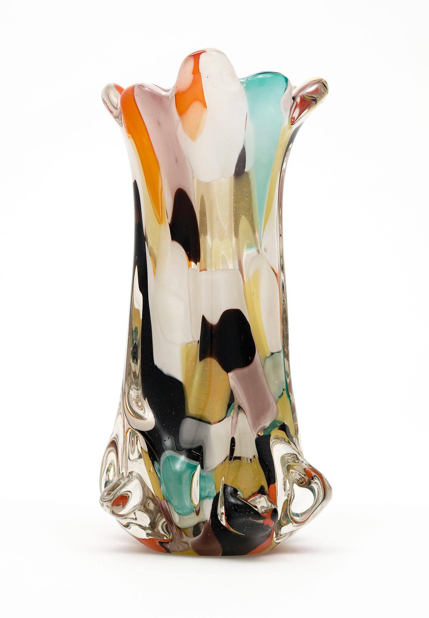Italian Murano Glass Vase by Cenedese