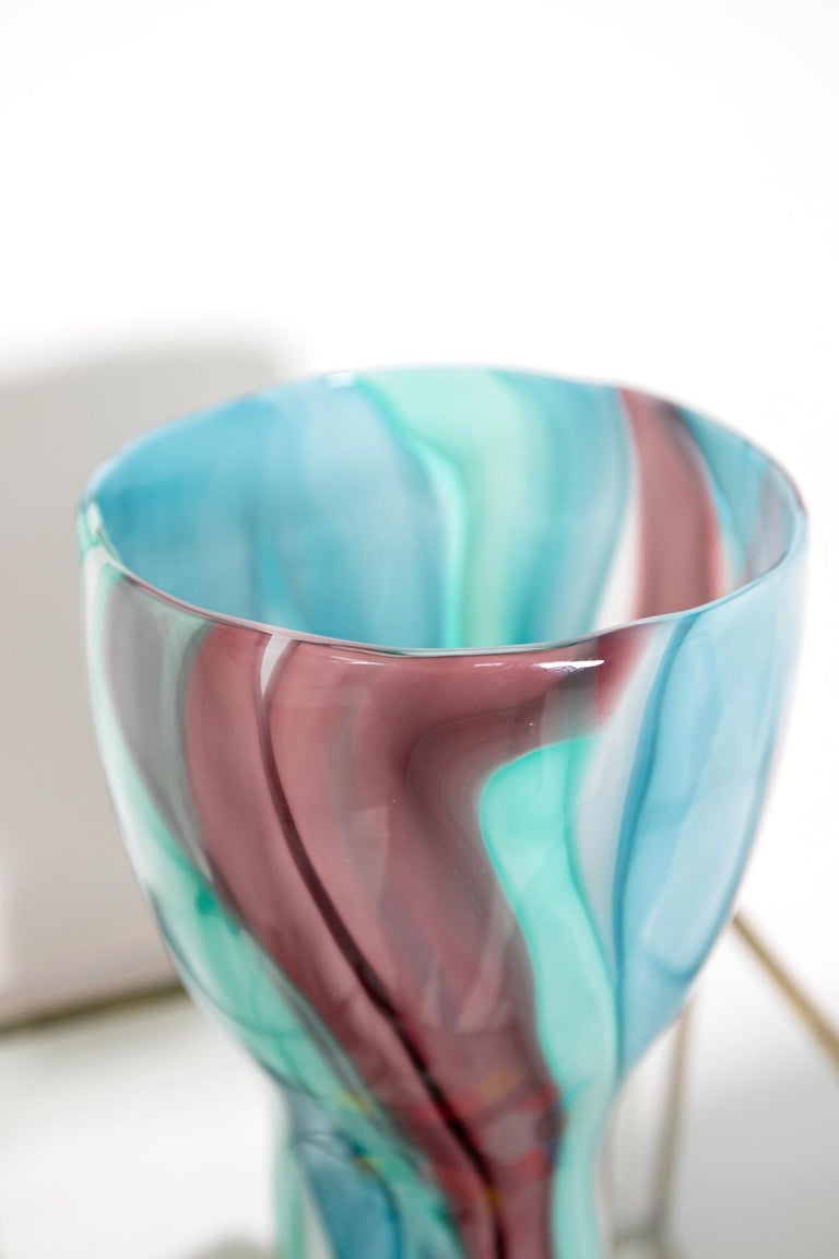 Murano Glass Vase by Emmanuel Babled for Venini, 1996 For Sale 2
