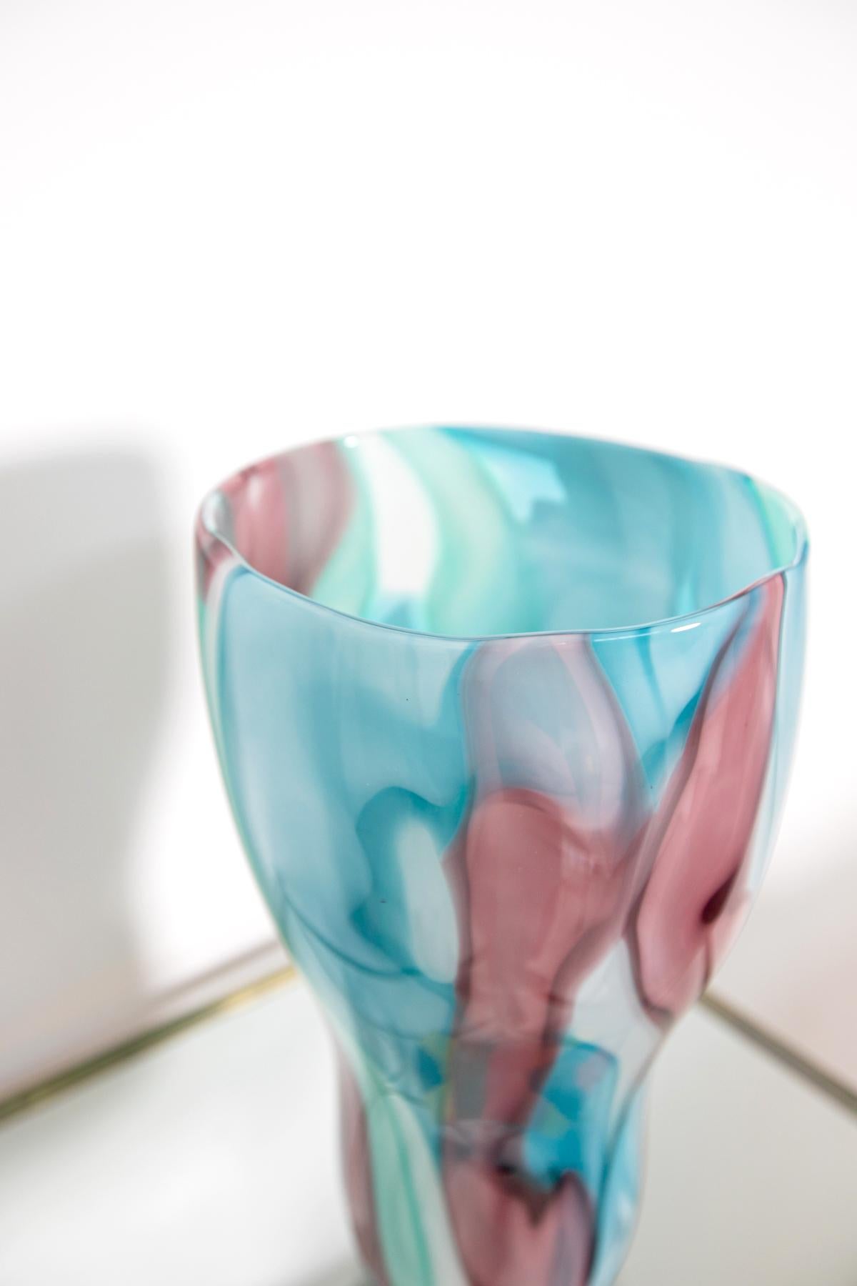 Murano Glass Vase by Emmanuel Babled for Venini, 1996 For Sale 3