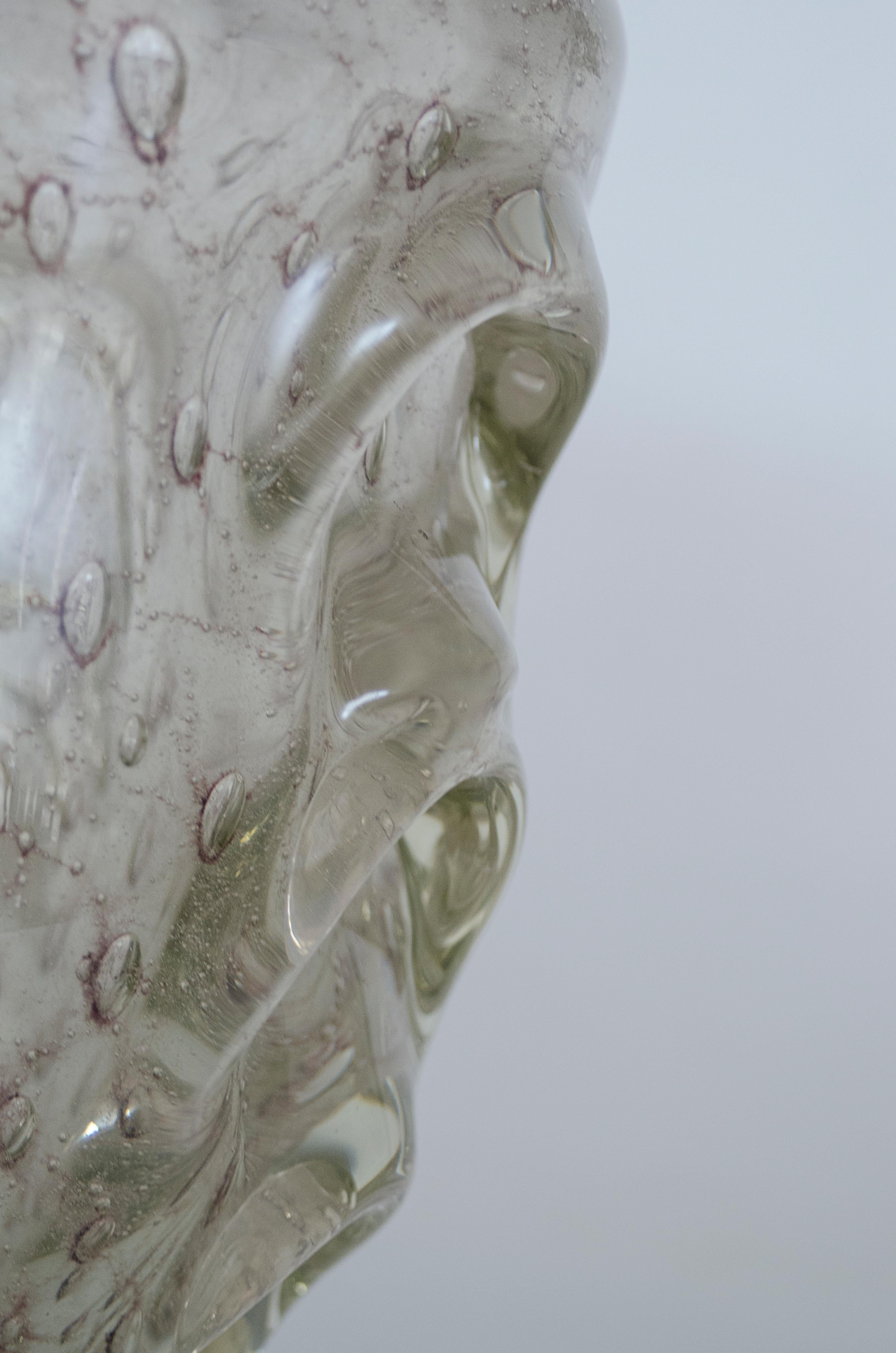 Mid-Century moderno Vaso in vetro di Murano di Ercole Barovier in vendita