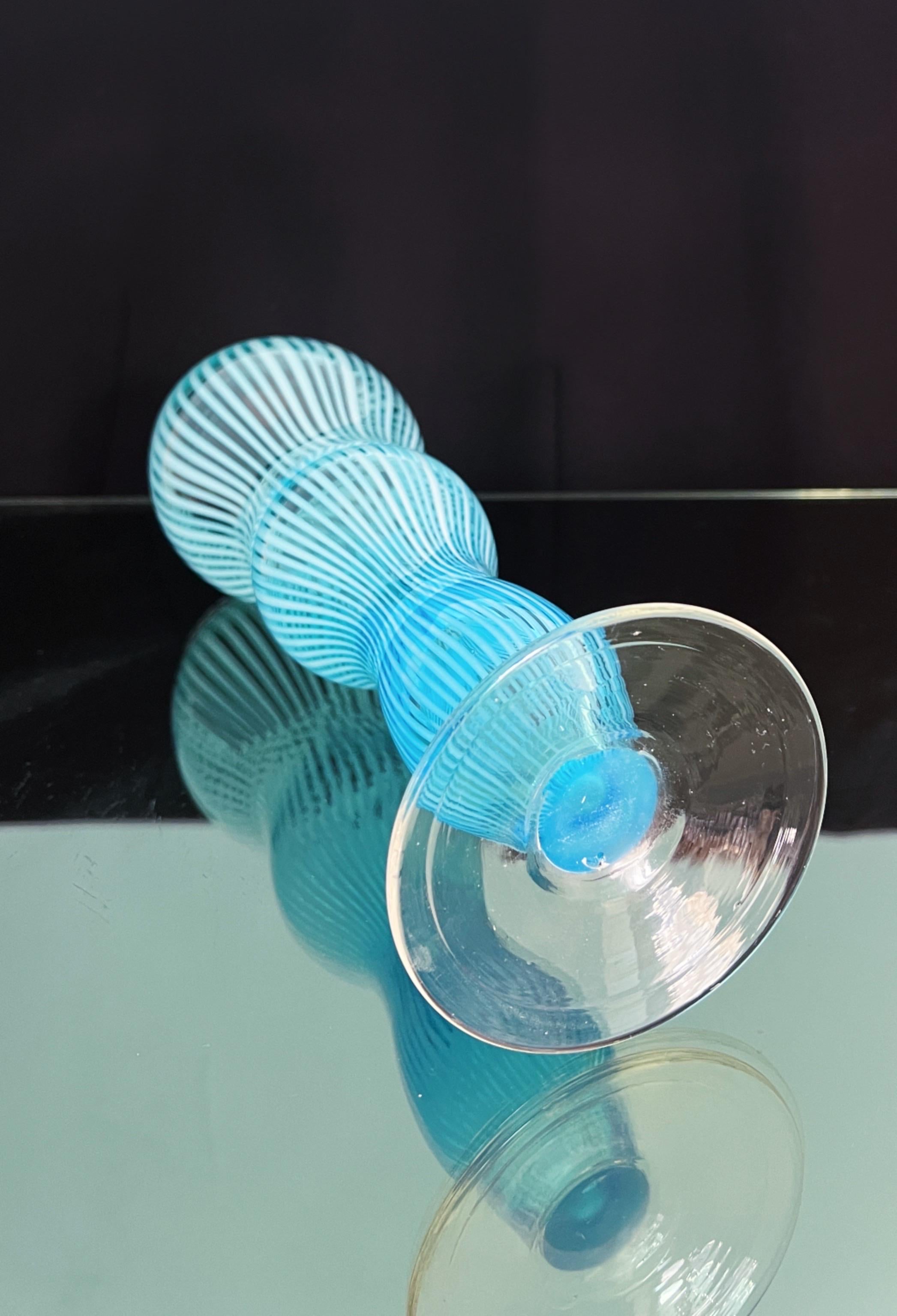 Vaso in vetro di Murano di Federico Scarpa, 1970 in vendita 3