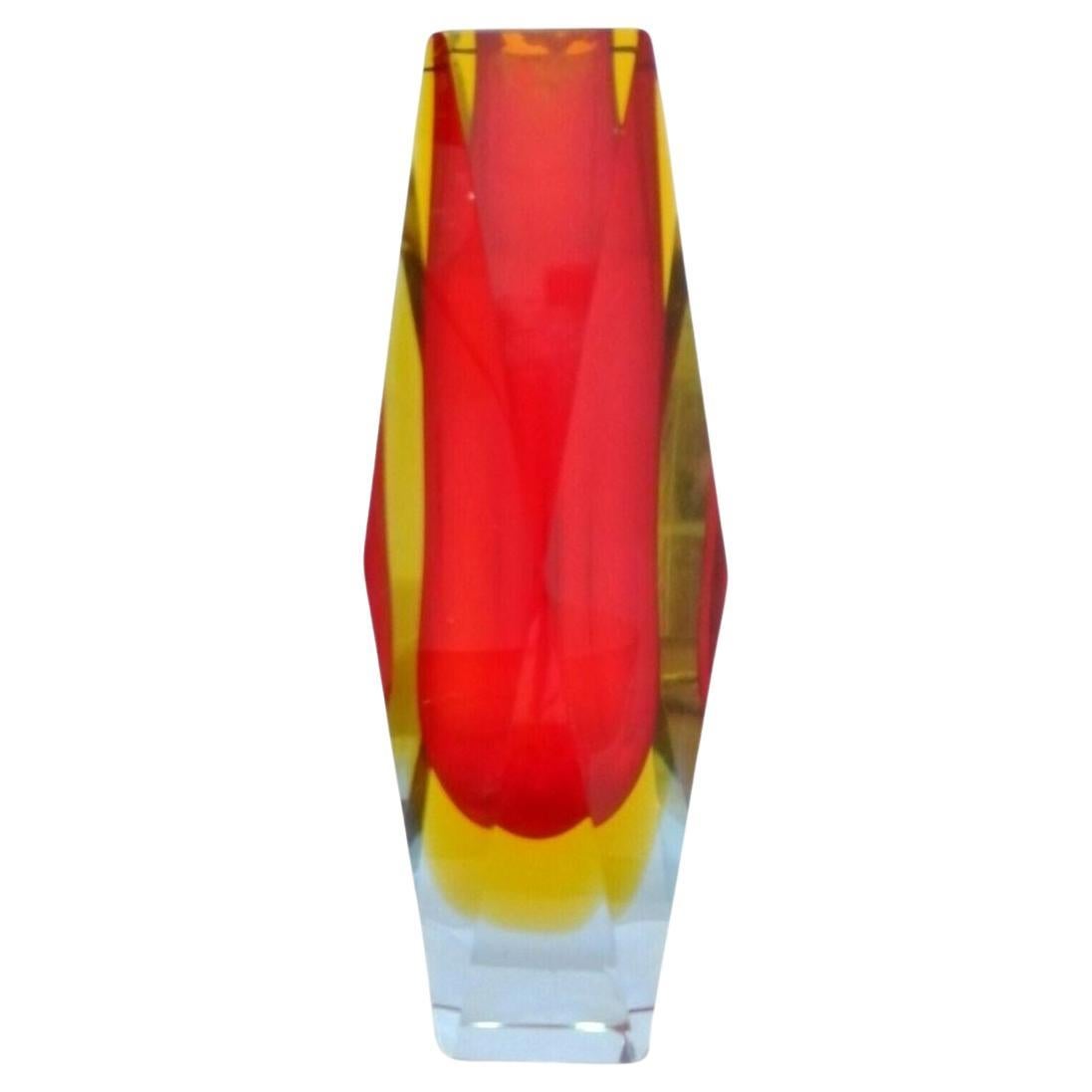 Murano Glass Vase by Flavio Poli, 1960s