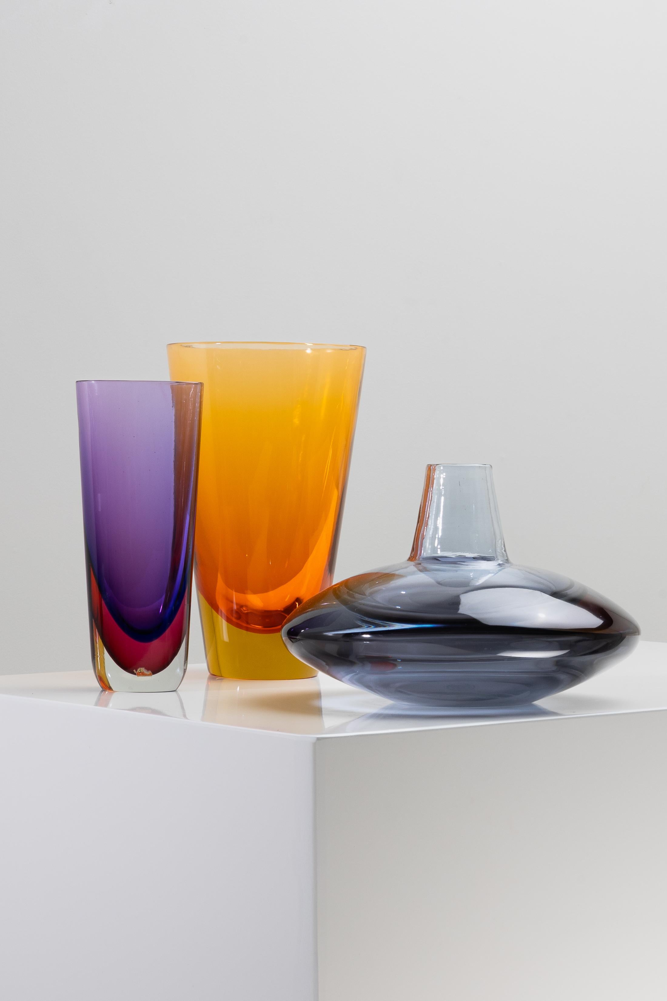 Murano glass vase by Flavio Poli For Sale 1