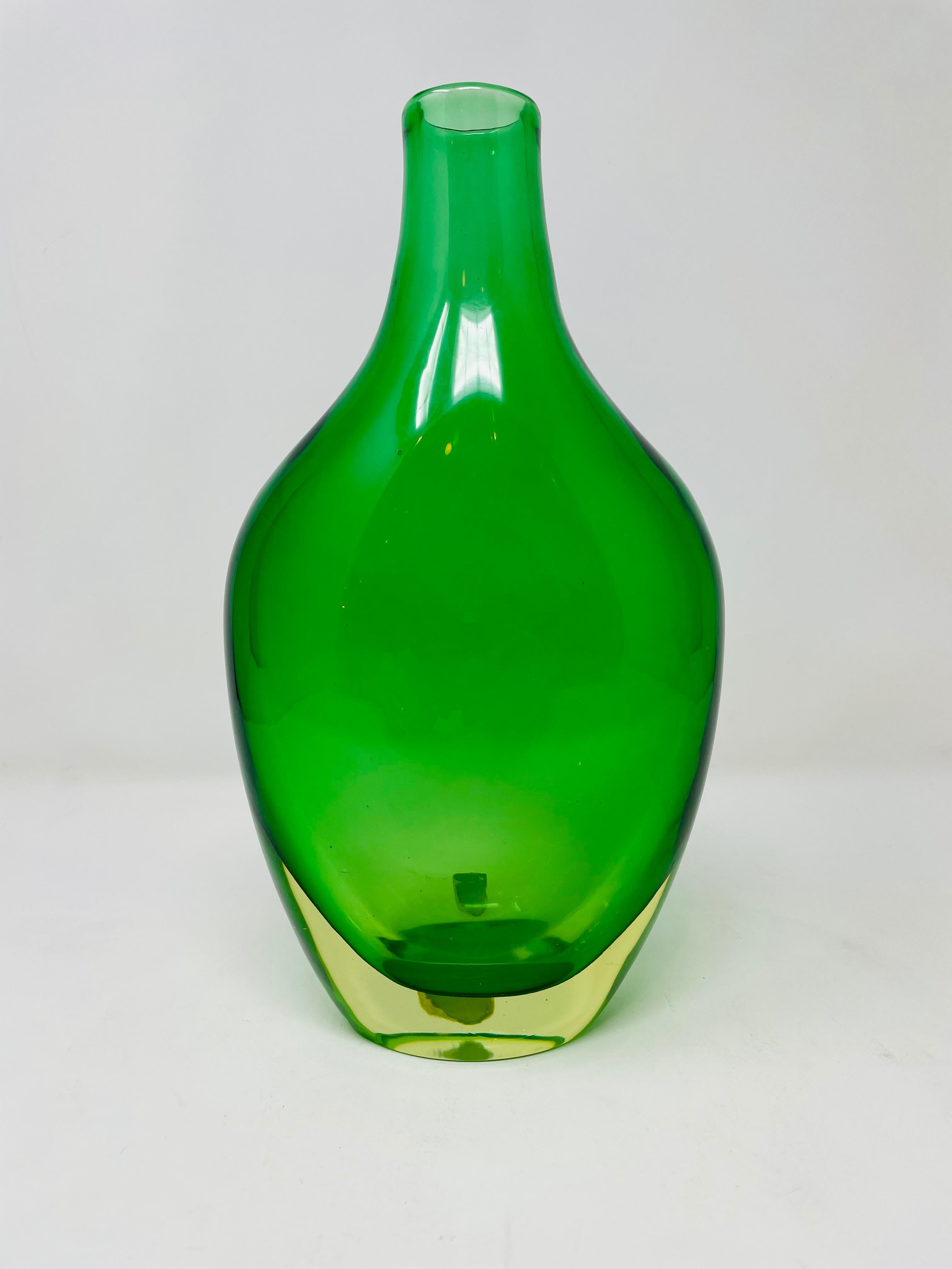 Mid-Century Modern Murano Glass Vase by Flavio Poli for Seguso Vetri D'Arte, Made for The Expo 58