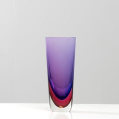Murano glass vase by Flavio Poli, Seguso Vetri d’Arte, 1958, Italy