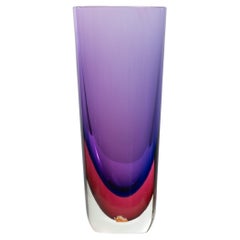 Murano glass vase by Flavio Poli, Seguso Vetri d’Arte, 1958, Italy