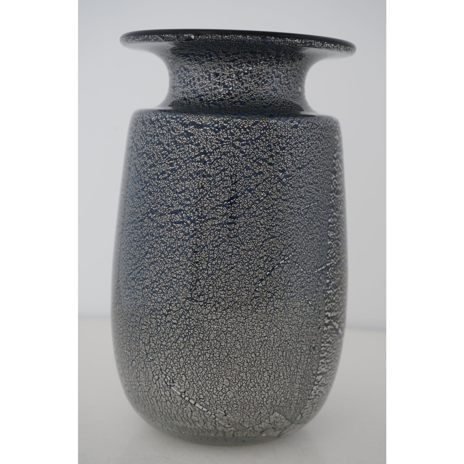 Vase aus Muranoglas von Larry Laslo (Ende des 20. Jahrhunderts)