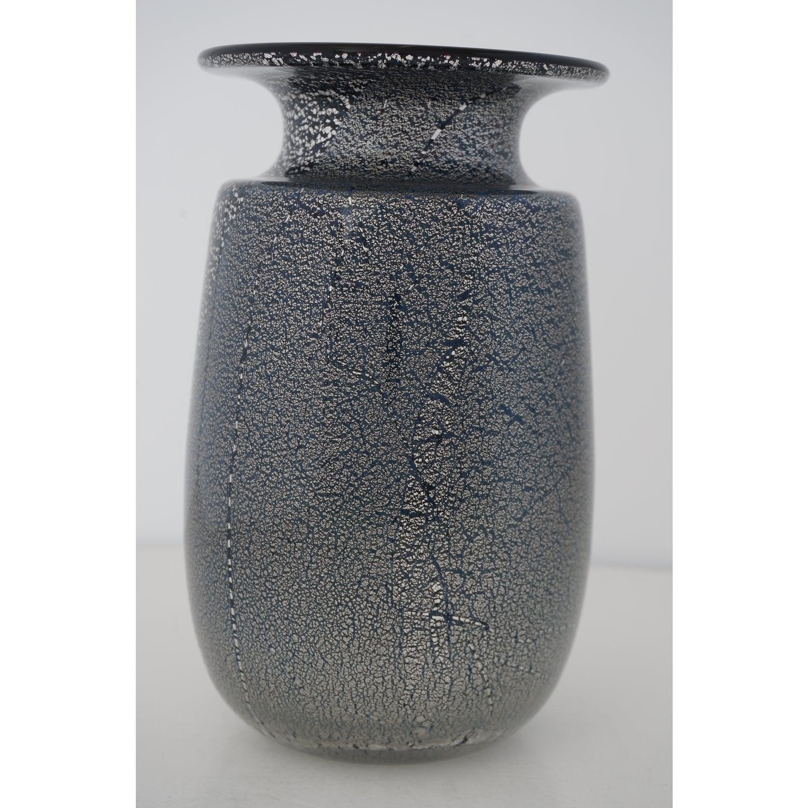 Vase aus Muranoglas von Larry Laslo 1