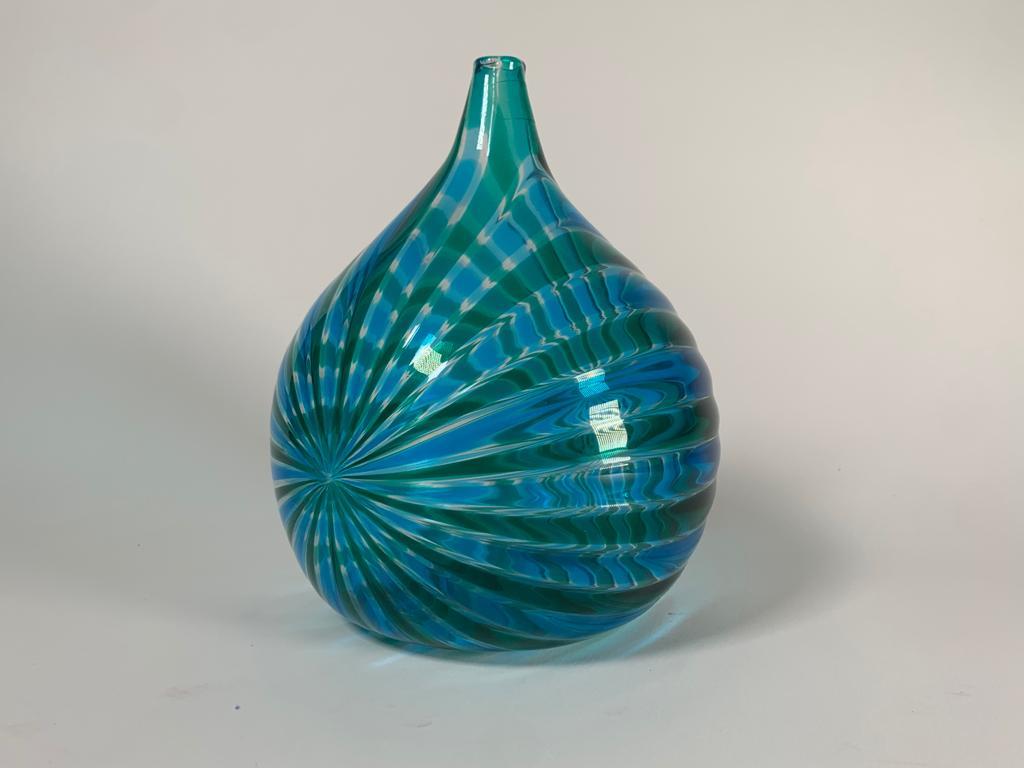 Murano Glass Vase By Mario Ticco for Veart In Excellent Condition In Milan, Italy