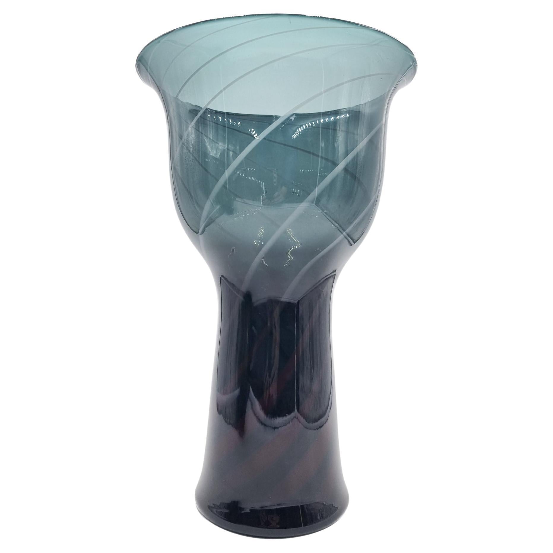 Murano Glass Vase by Ove Thorsen and Brigitta Karlsson for Venini 1970s For Sale