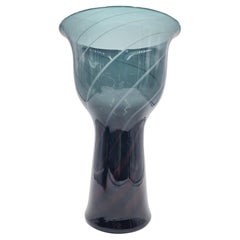Vintage Murano Glass Vase by Ove Thorsen and Brigitta Karlsson for Venini 1970s