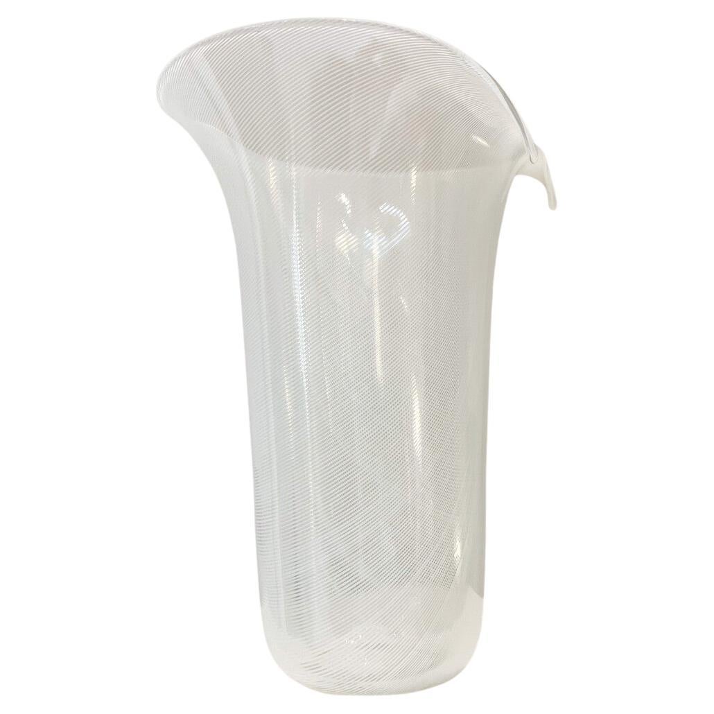 Vase en verre de Murano par Tyra Lundgren pour Venini, Italie, 1986 en vente