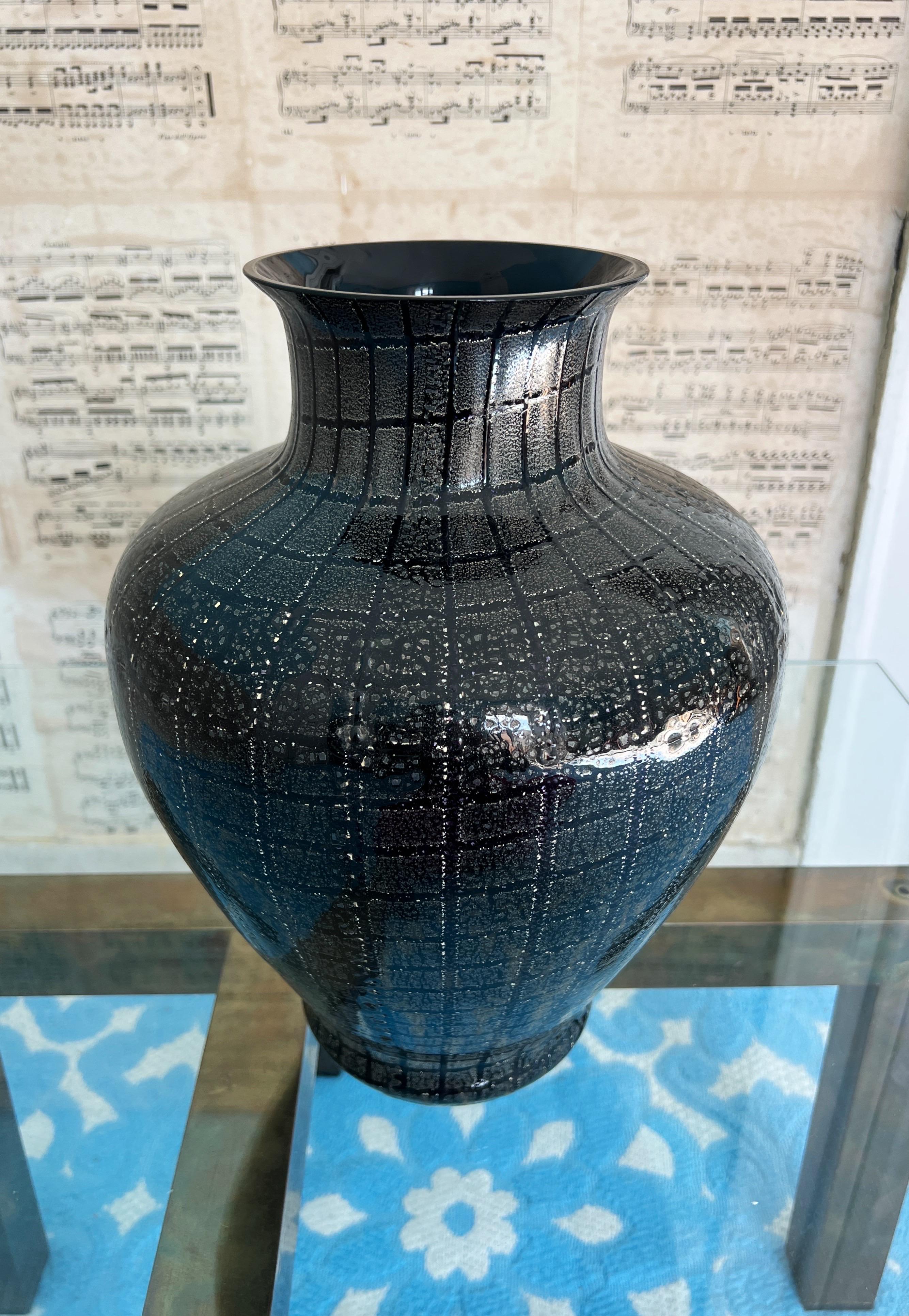 Vaso in vetro di Murano di VeArt, 1980 in vendita 5