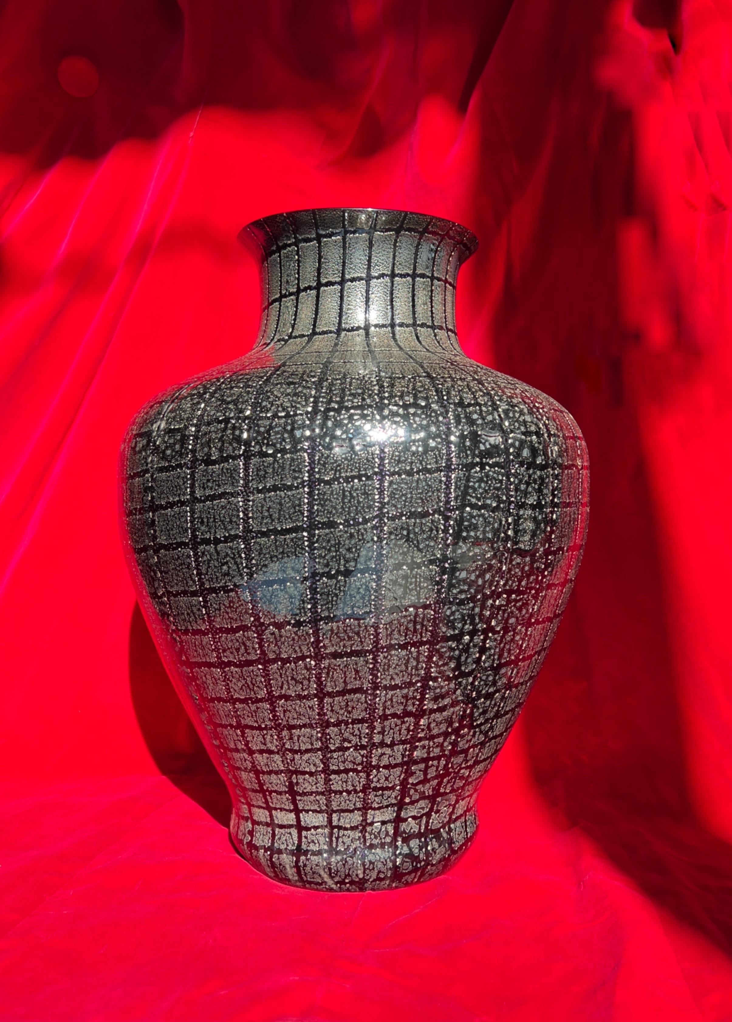 Vaso in vetro di Murano di VeArt, 1980 in vendita 7