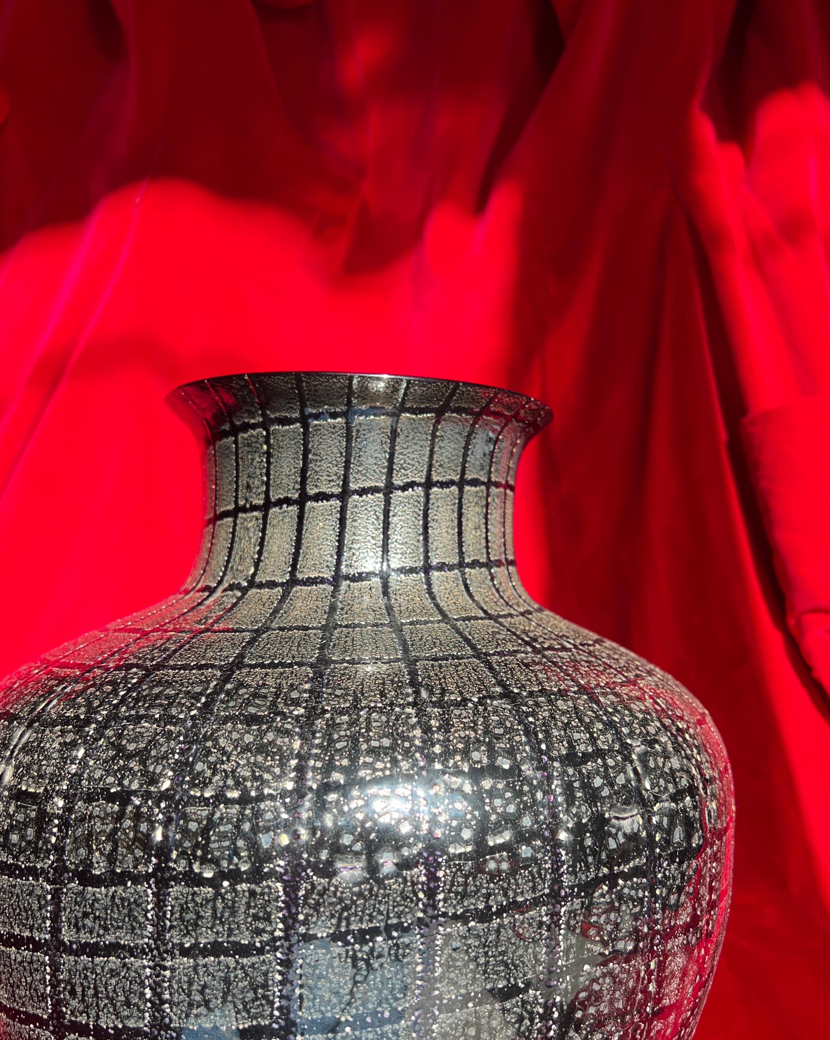 Vaso in vetro di Murano di VeArt, 1980 In condizioni buone in vendita a Palermo, PA