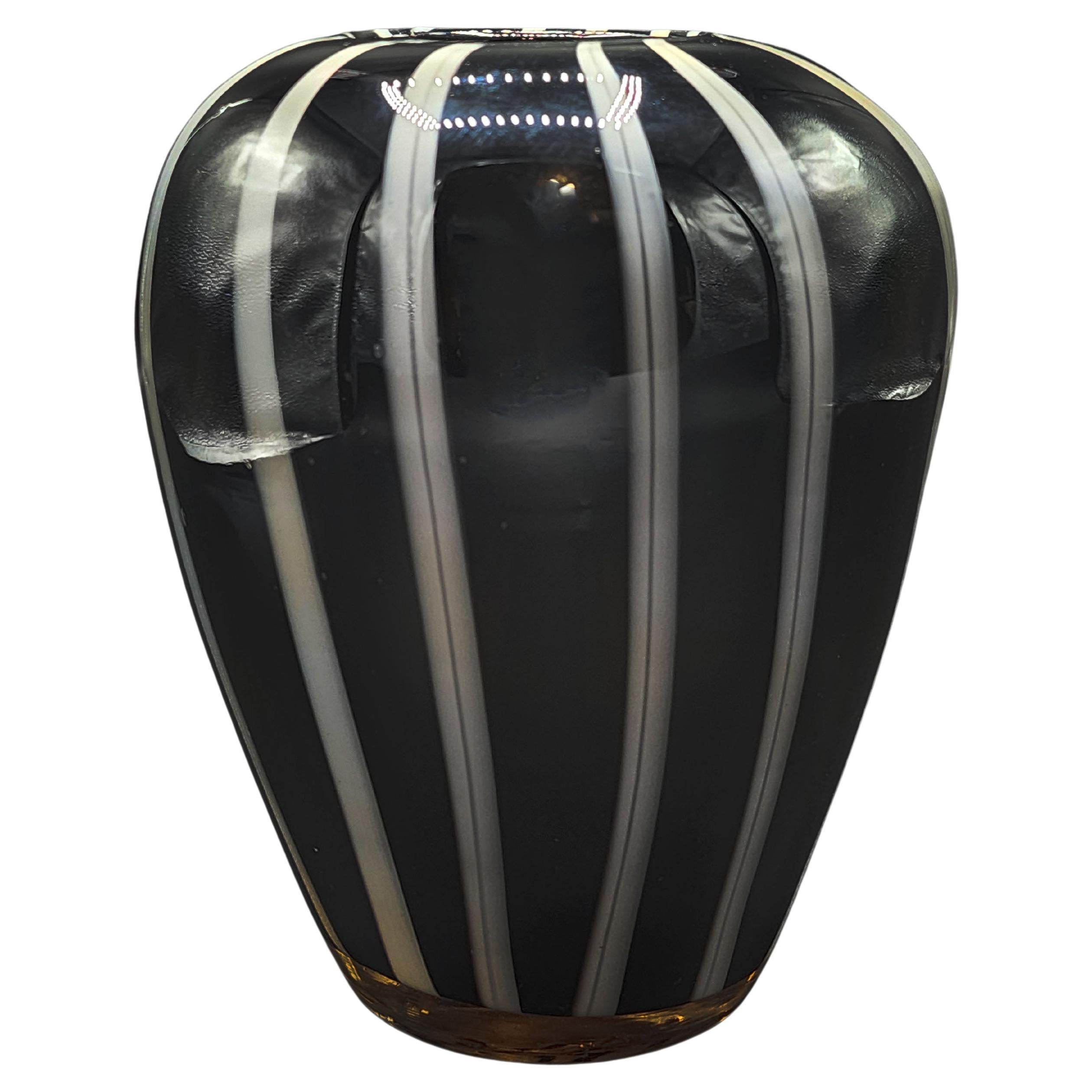 Vaso in vetro di Murano di Venini