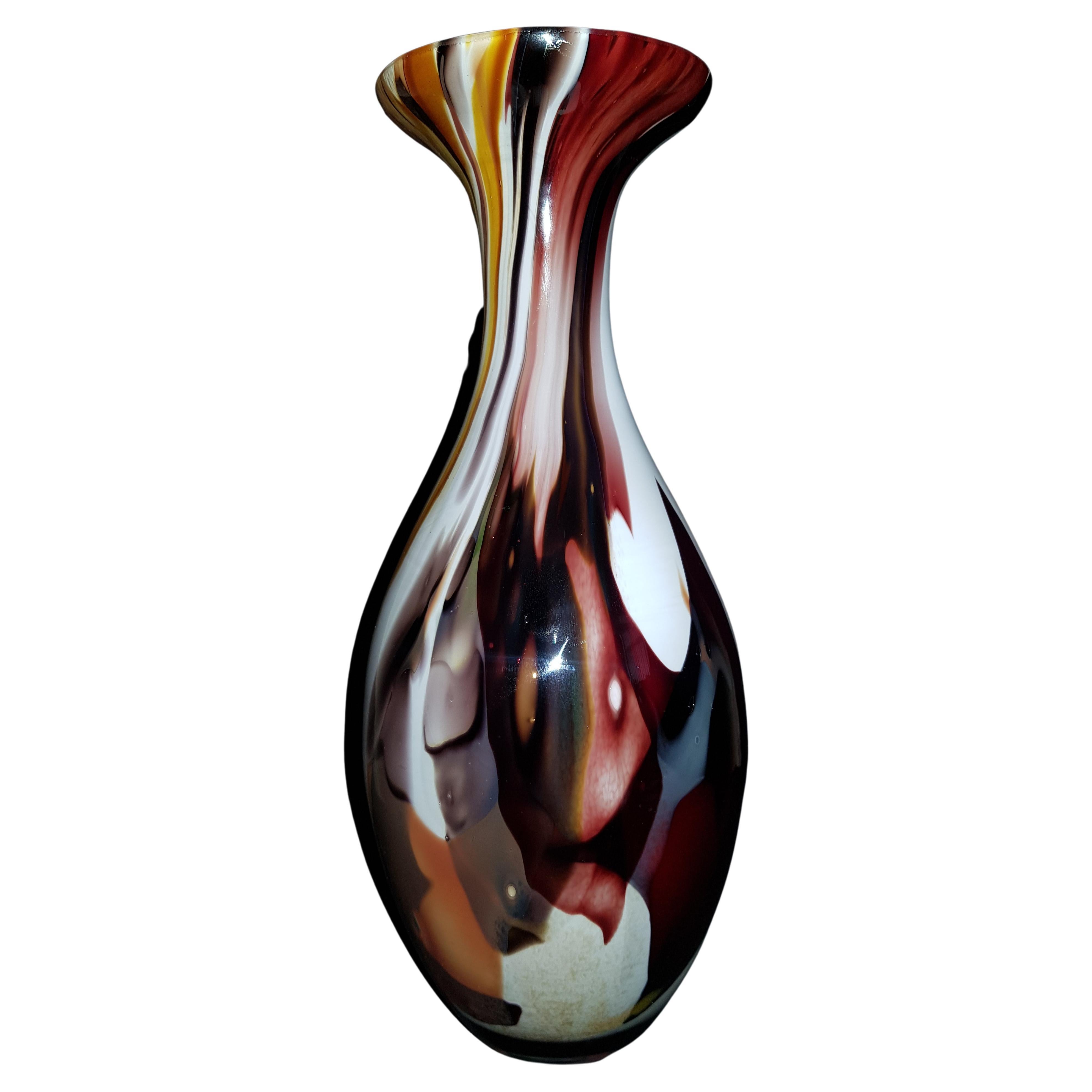 Murano Glass Vase, Carlo Moretti