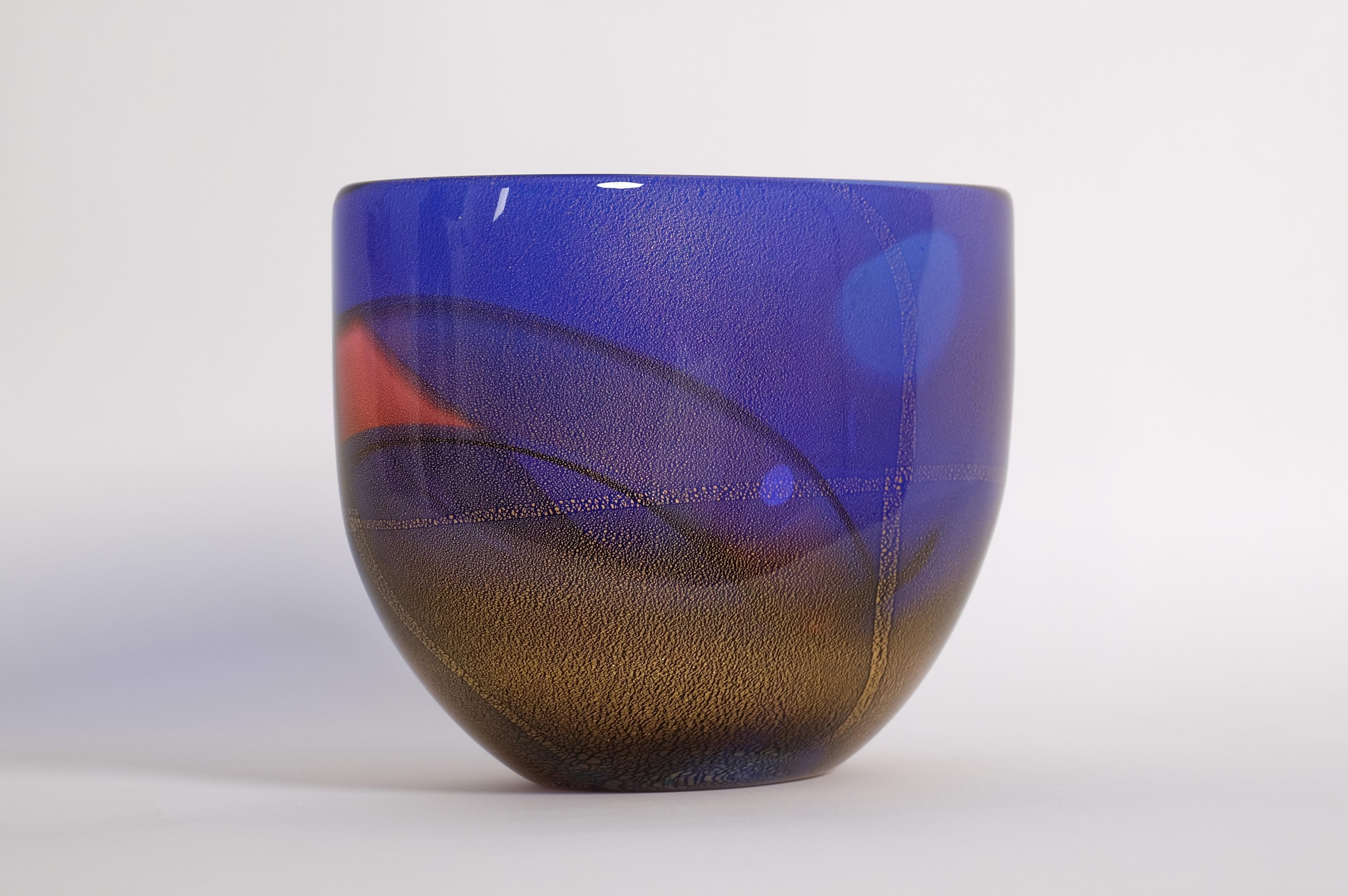 Murano Glass Vase 'Carnevale' by Archimede Seguso, Italy 1980s For Sale 4