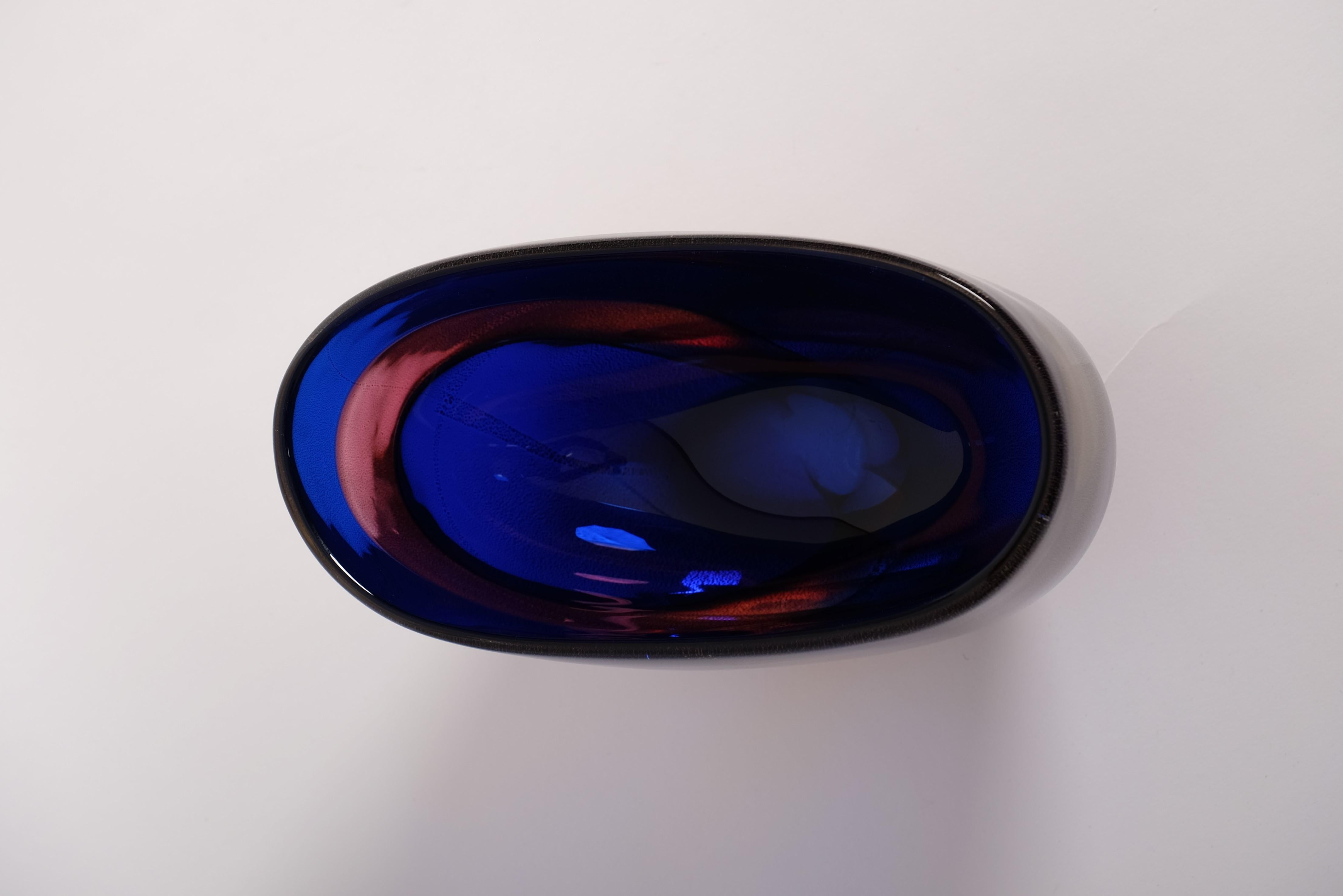 Murano Glass Vase 'Carnevale' by Archimede Seguso, Italy 1980s For Sale 7