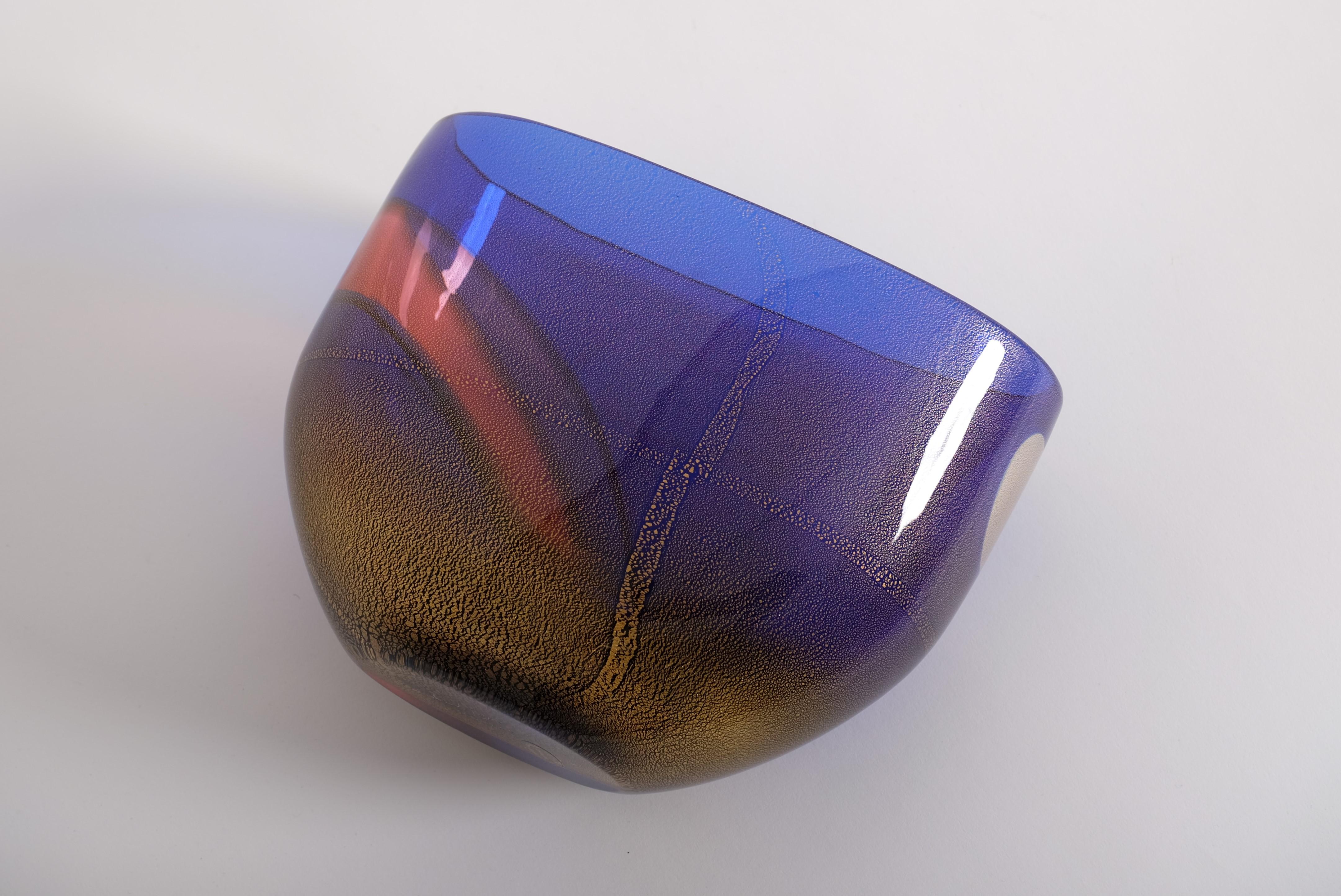 Murano Glass Vase 'Carnevale' by Archimede Seguso, Italy 1980s For Sale 8