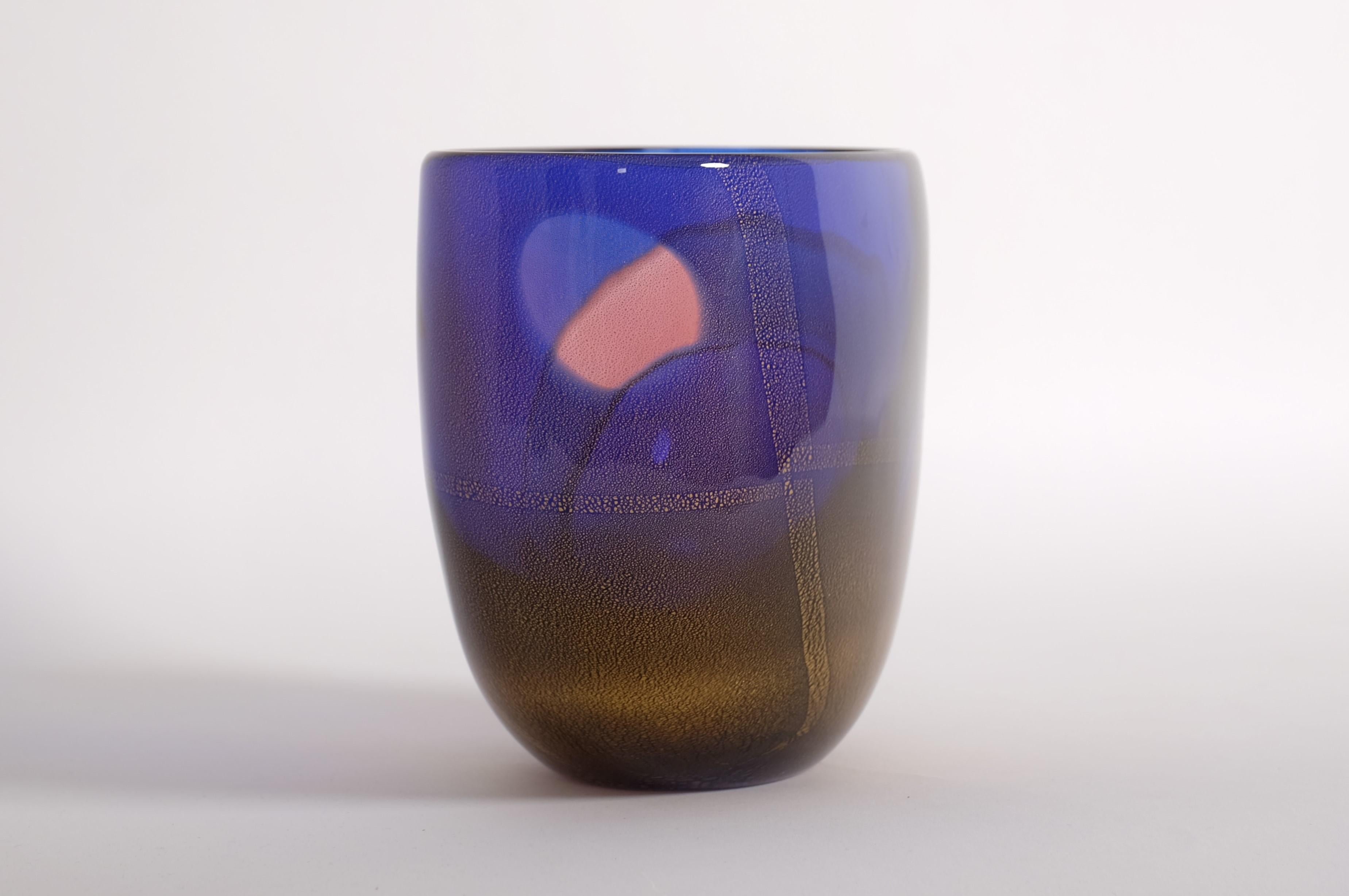 Murano Glass Vase 'Carnevale' by Archimede Seguso, Italy 1980s For Sale 9