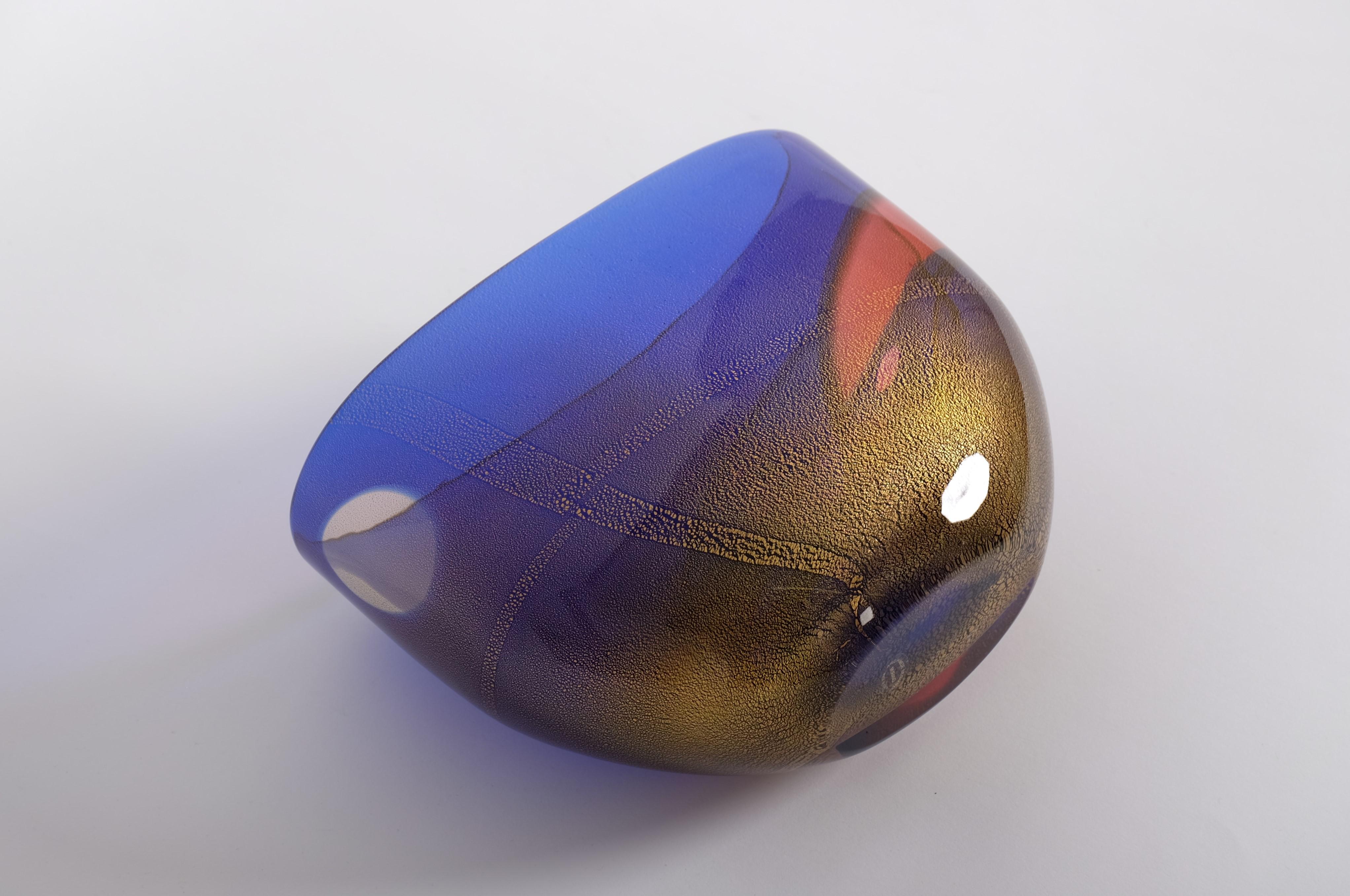 Murano Glass Vase 'Carnevale' by Archimede Seguso, Italy 1980s For Sale 11
