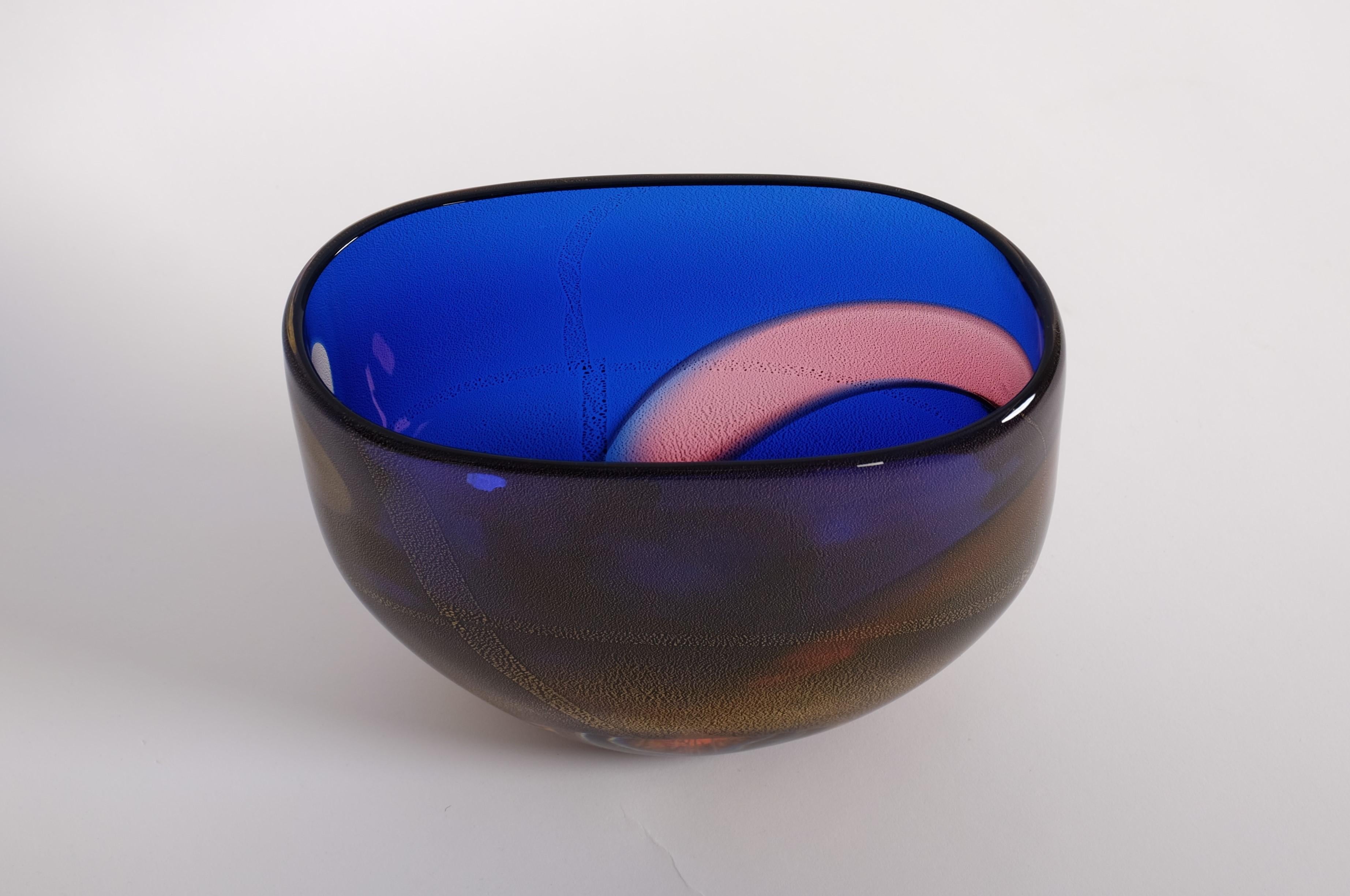 Mid-Century Modern Murano Glass Vase 'Carnevale' by Archimede Seguso, Italy 1980s For Sale